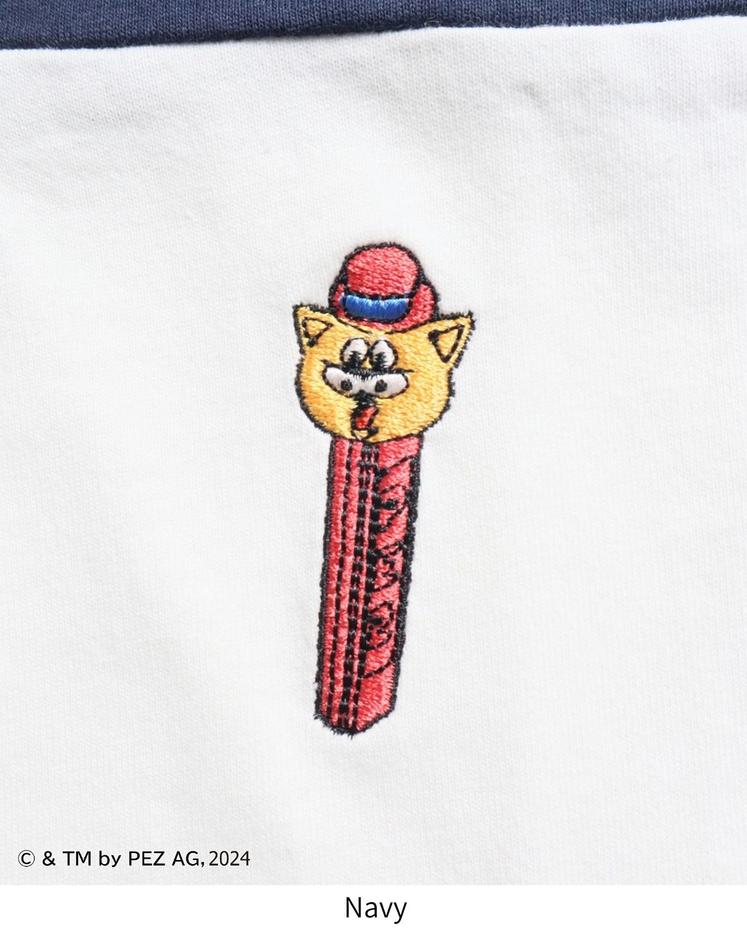 【PEZ】刺繍ラガーシャツ