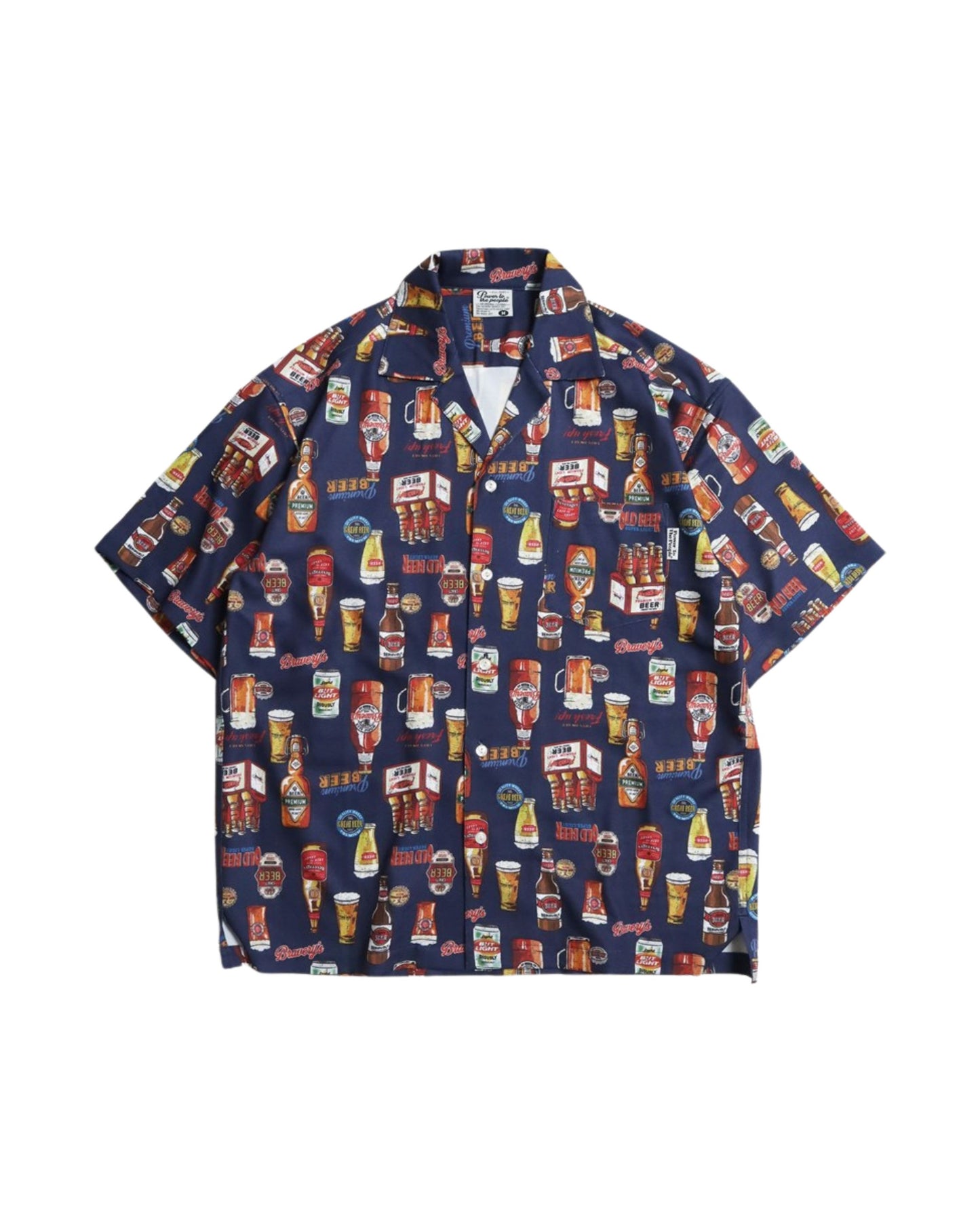 【梨地】総柄シャツ