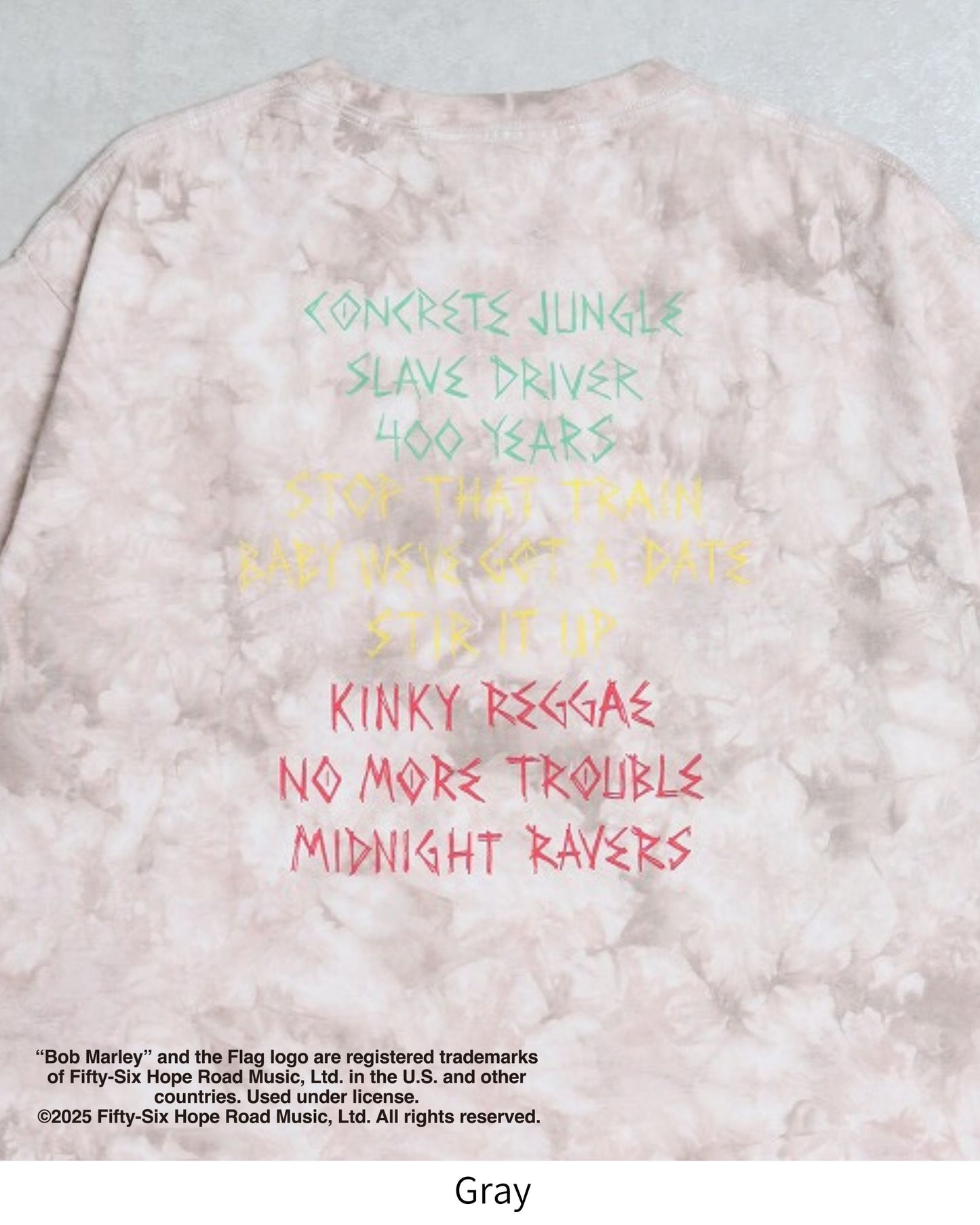 【BOB MARLEY】Tie Dye Print Tee