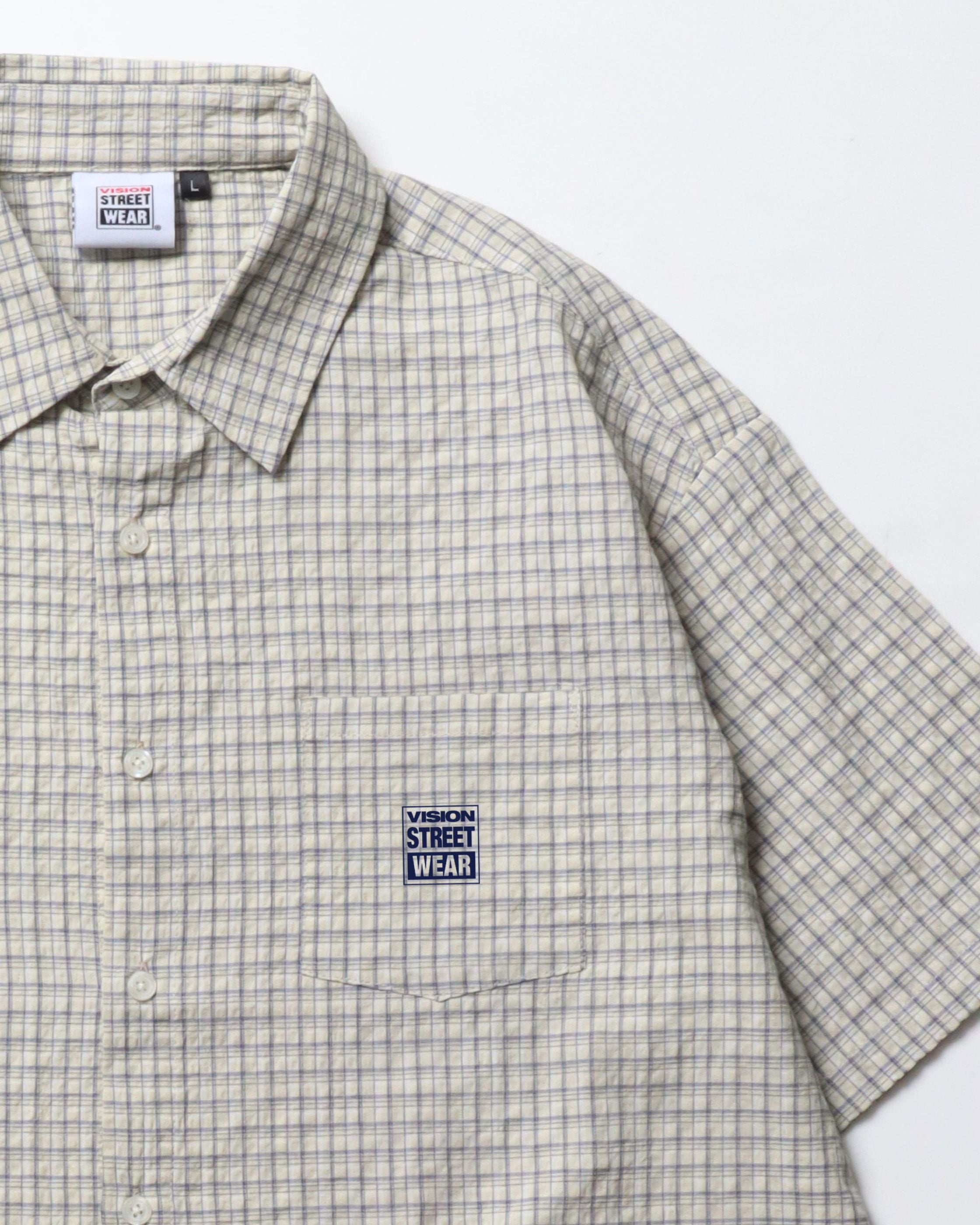 Seersucker Check Shirt / シアサッカーチェックシャツ – Ha-Li-C