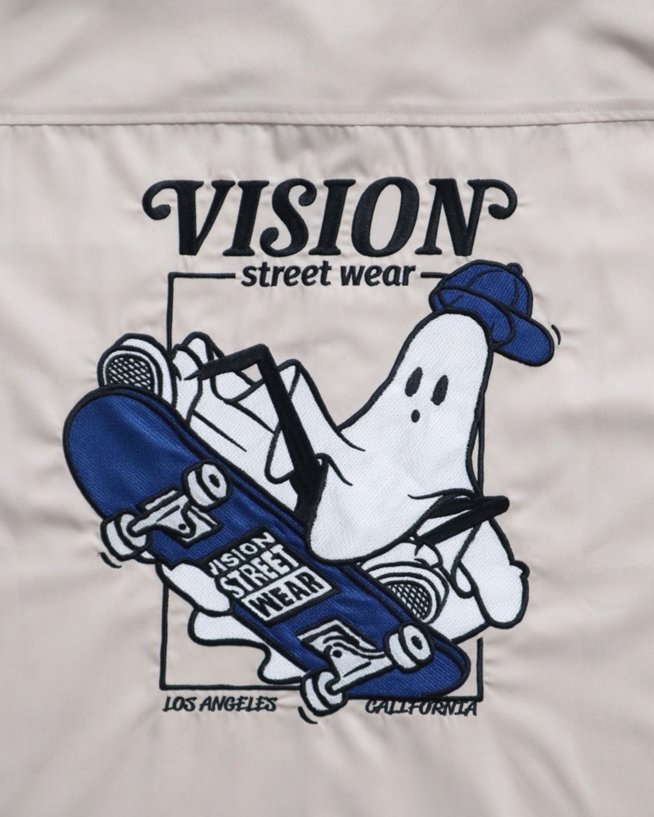 VISION STREET WEAR】Melanchholy Ghost Shirt / ゴースト刺繍