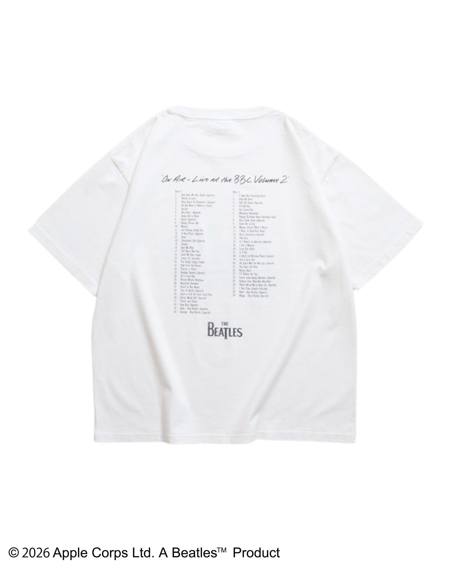 【ビートルズ】アルバムデザイン　箔プリントT