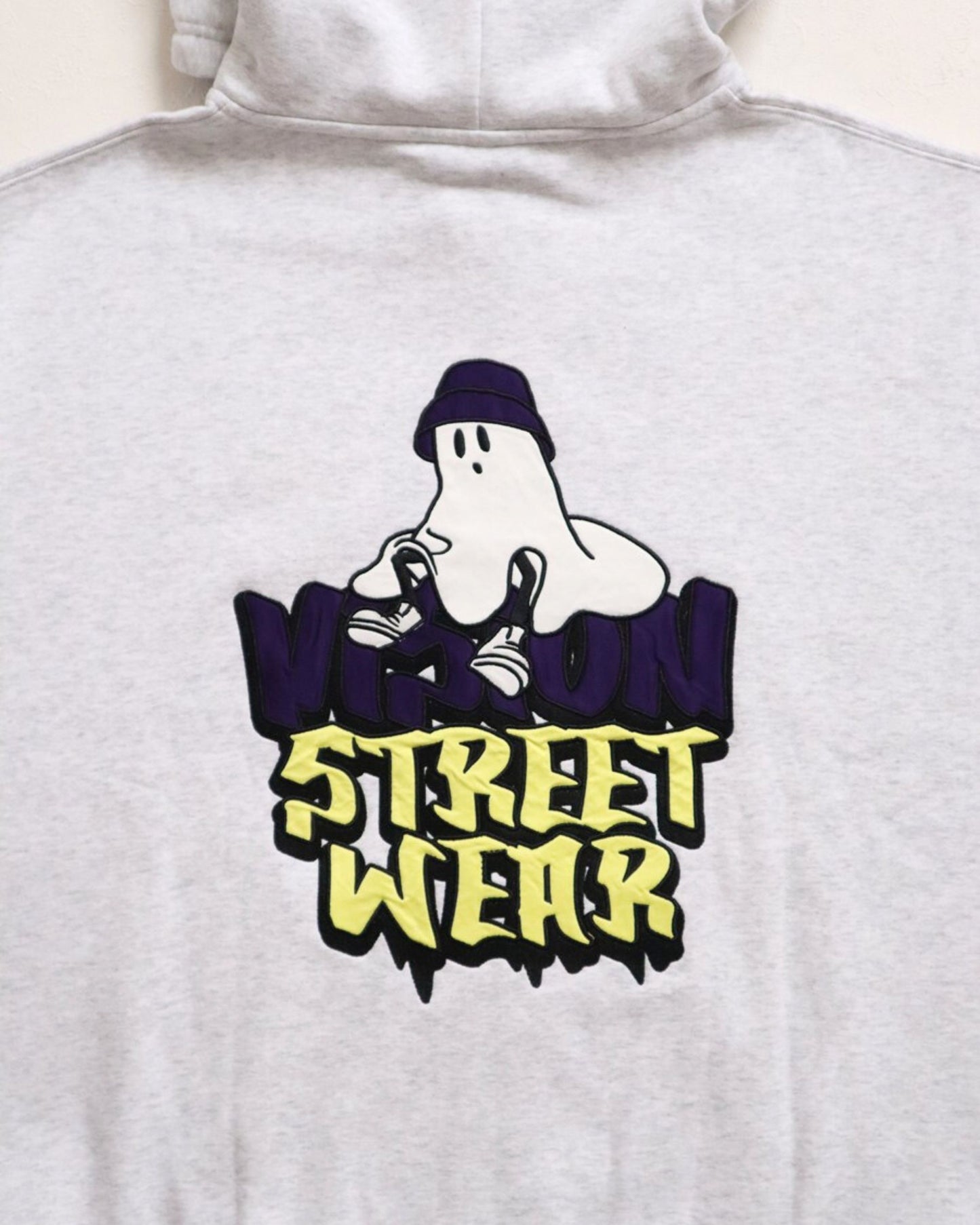 Ghost Satin Zip Hoodie