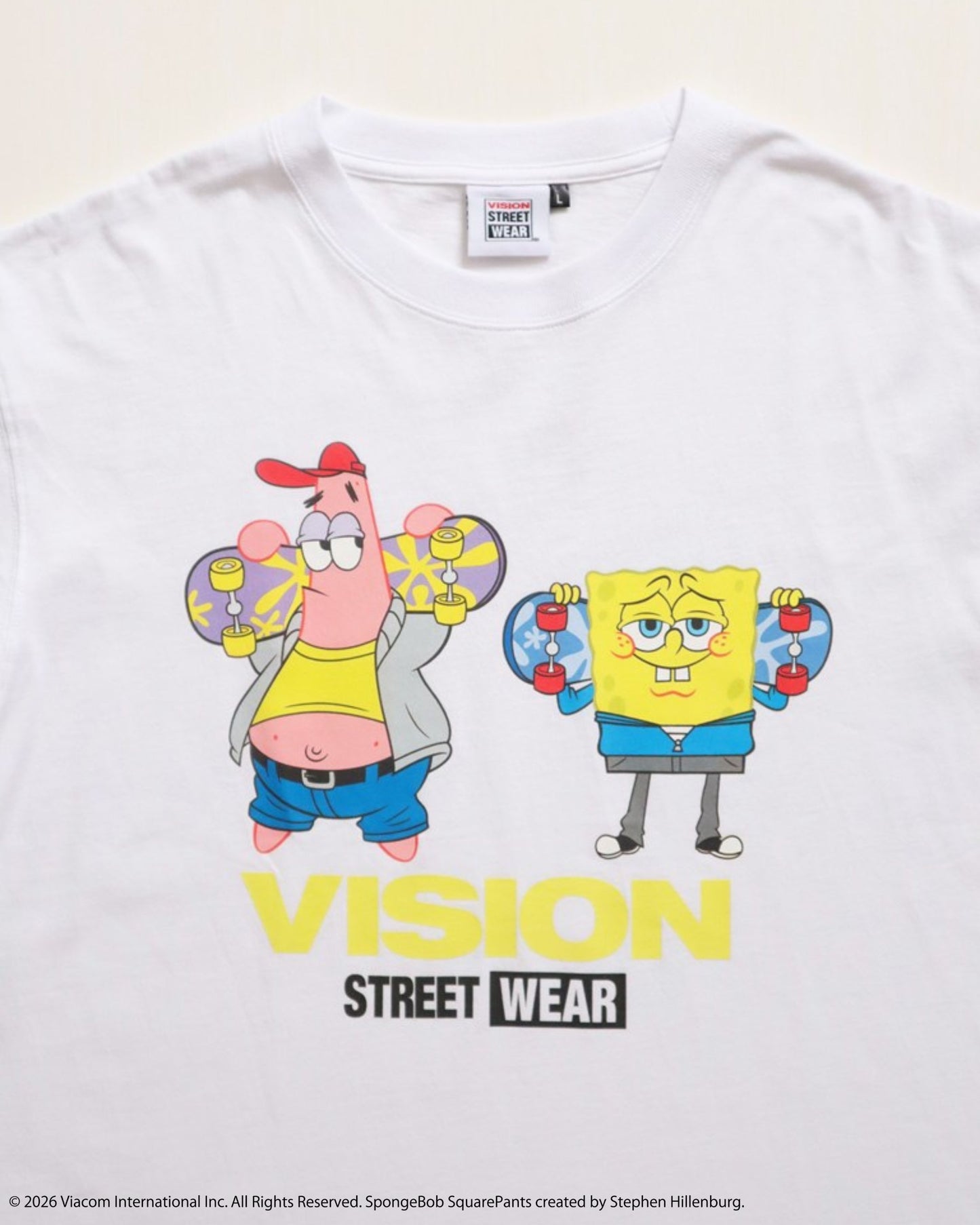 【スポンジ・ボブコラボ】SkaterTee / スケーターグラフィックTシャツ