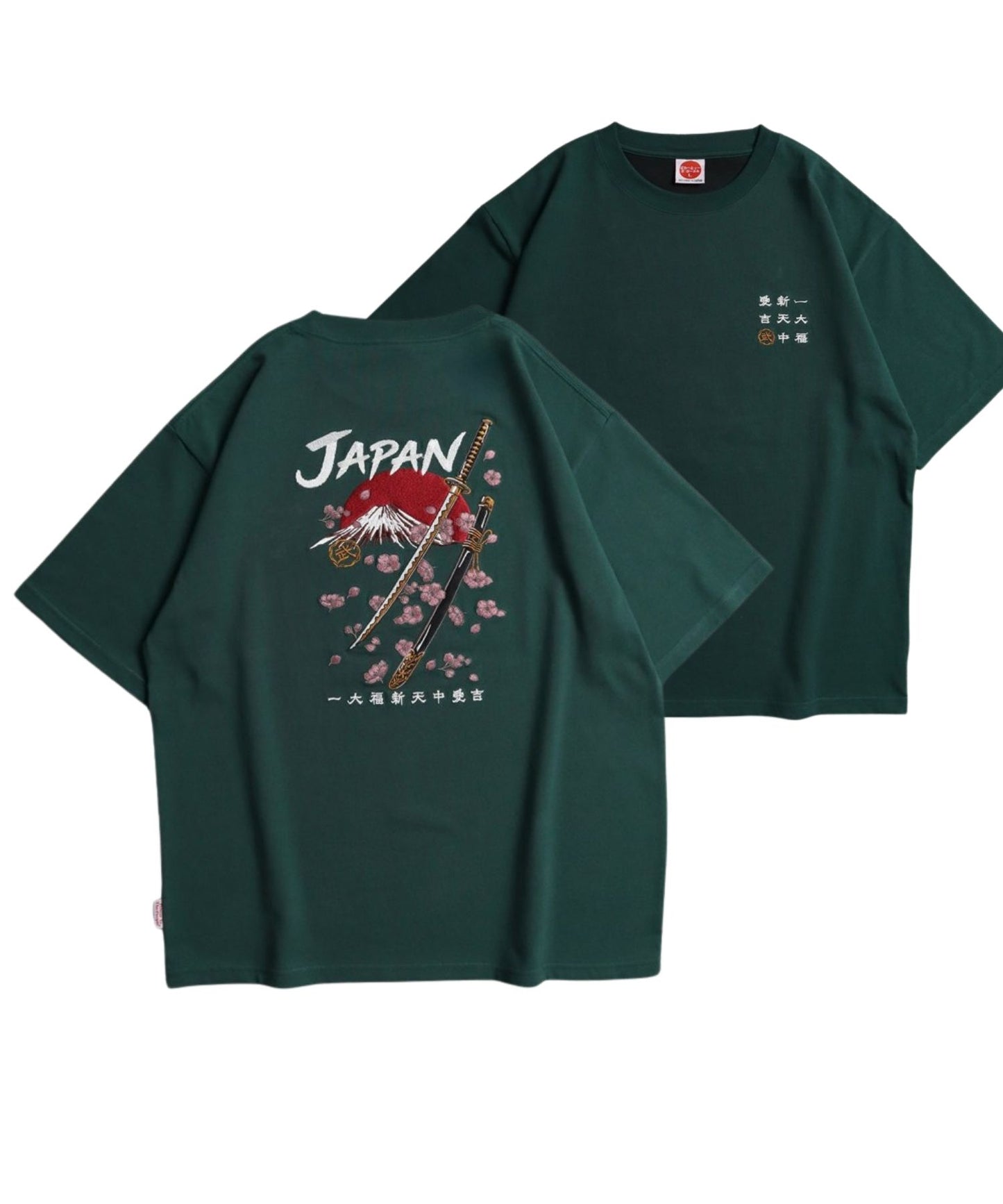 【Japan Series】KATANA Tee /  刀刺繍Tシャツ