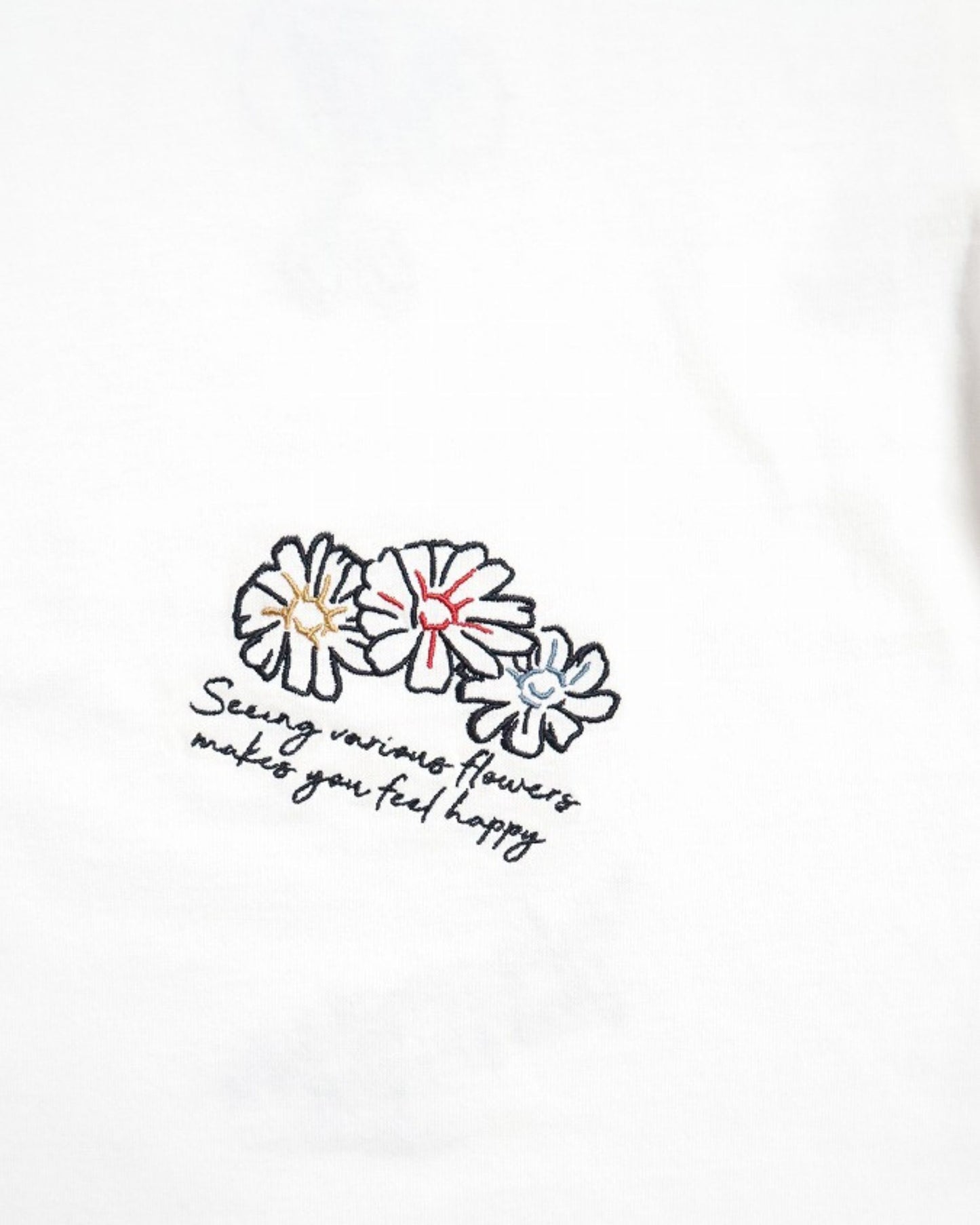 Graffiti embroidered T-shirt