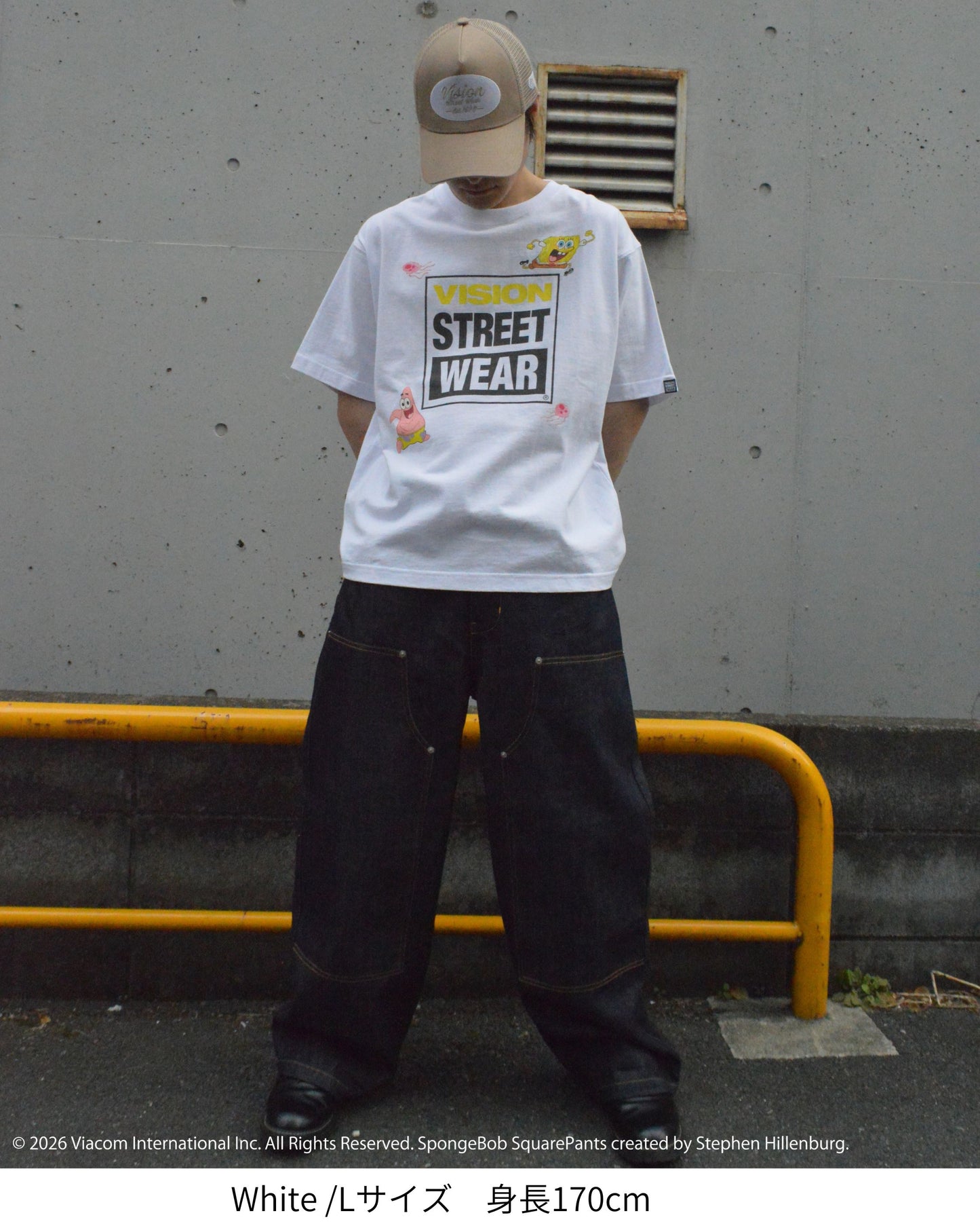 【スポンジ・ボブコラボ】VSW LogoT / VSWロゴグラフィックTシャツ