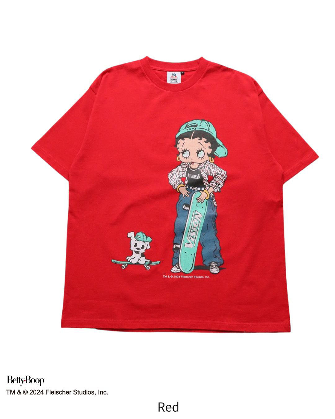 【BettyBoop】スケーターイラストTシャツ
