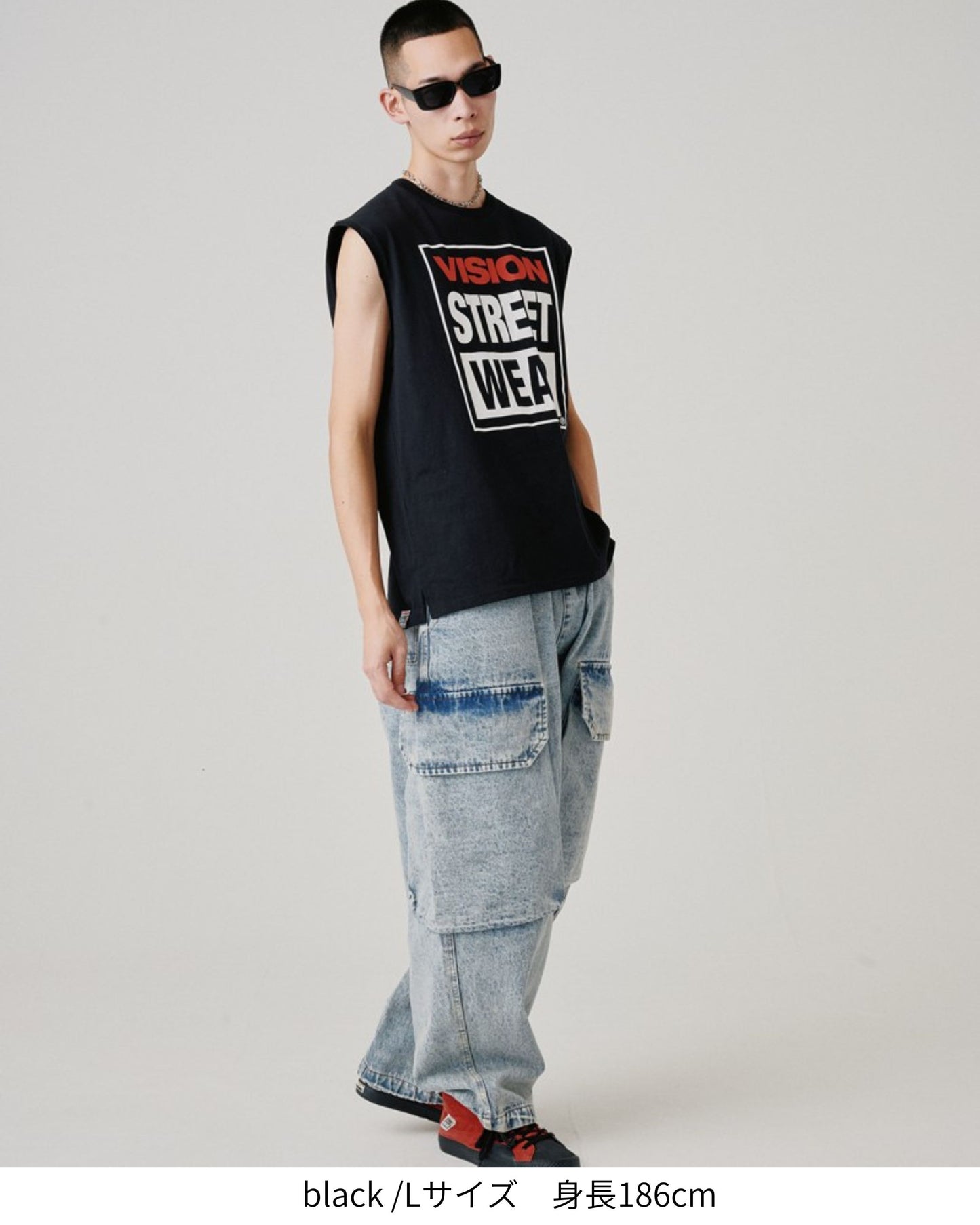 VSW Logo  No/Sl Tee / VSWロゴ ノースリーブTシャツ