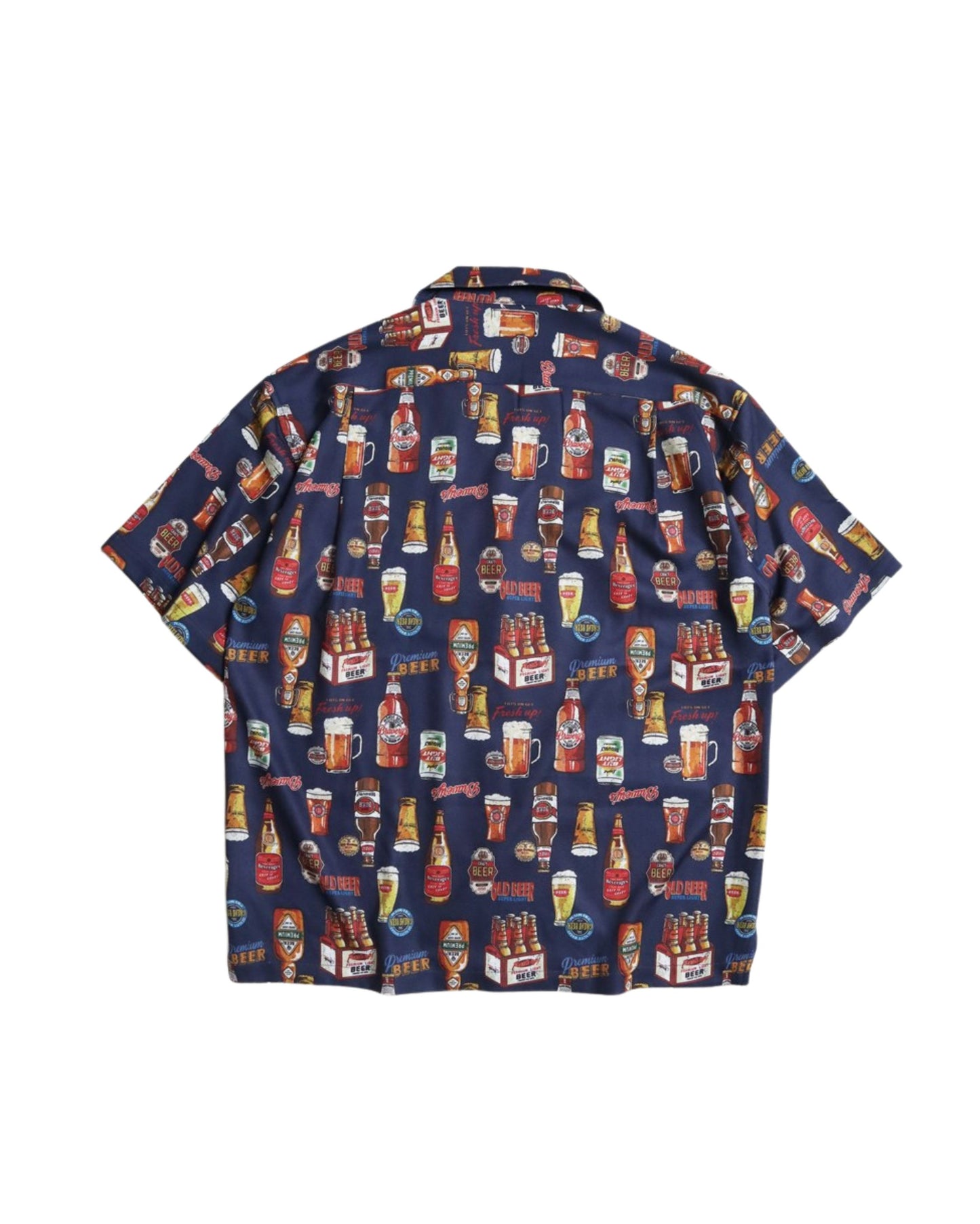 【梨地】総柄シャツ