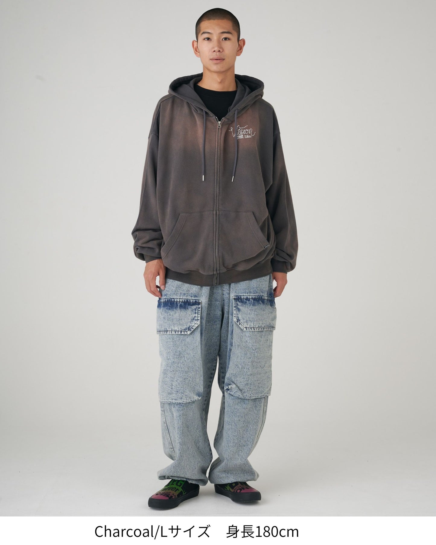 Faded Shoelace Hoodie