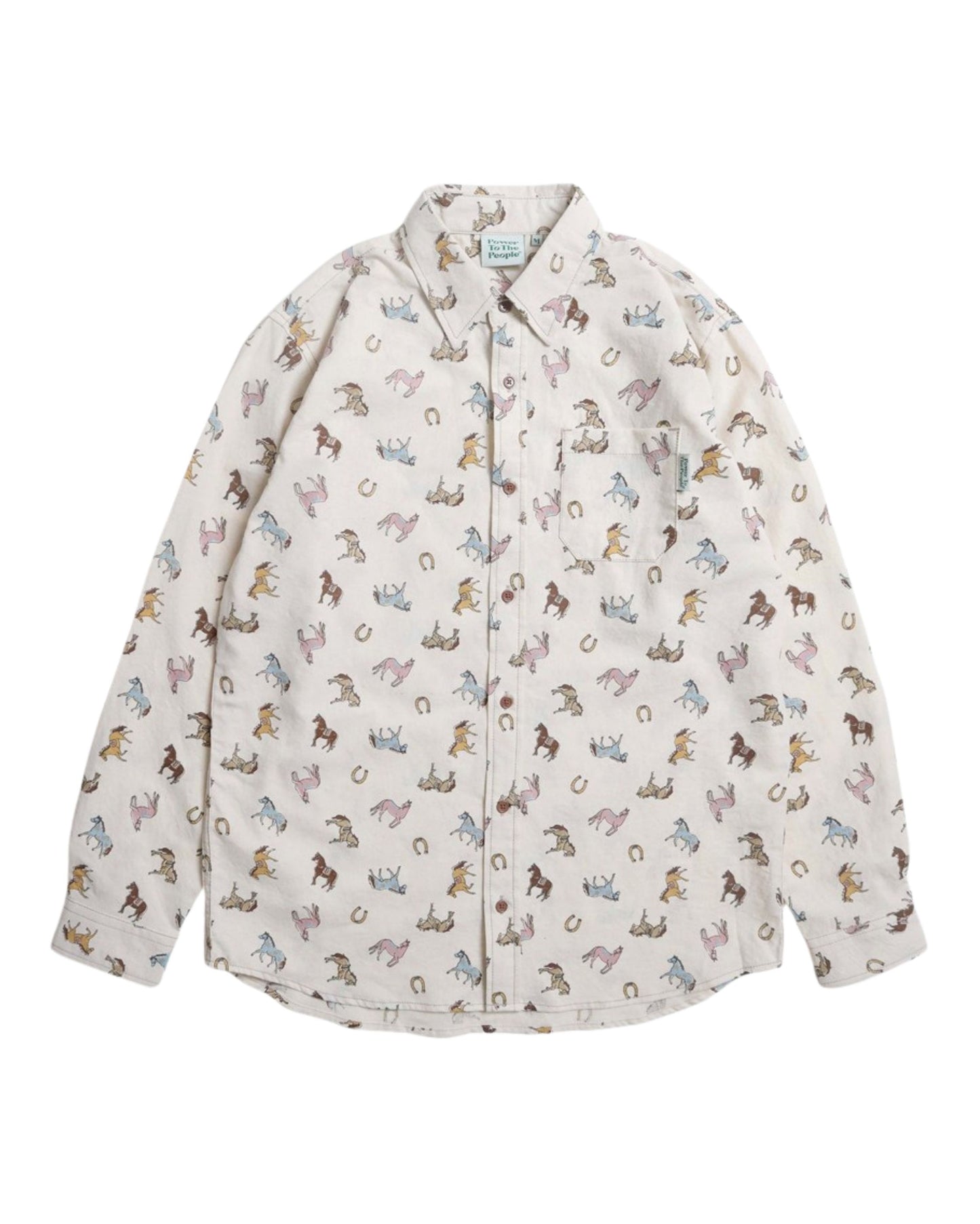 レトロ総柄シャツ