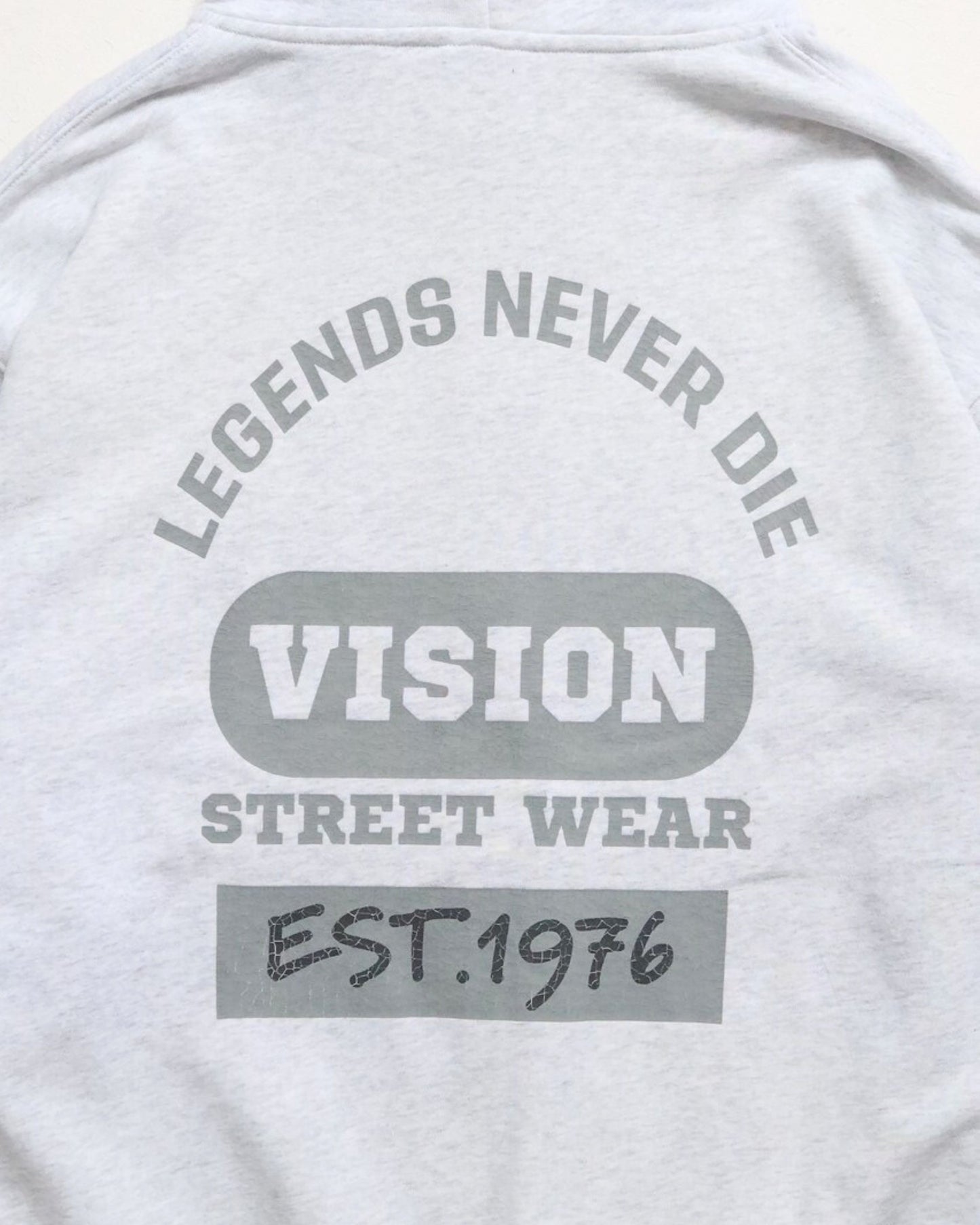 Bleach College ZIP / ブリーチ加工Wジップカレッジパーカー