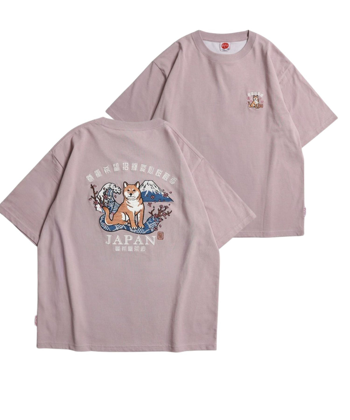 【Japan Series】SHIBA-INU Tee / 柴犬 刺繍Tシャツ