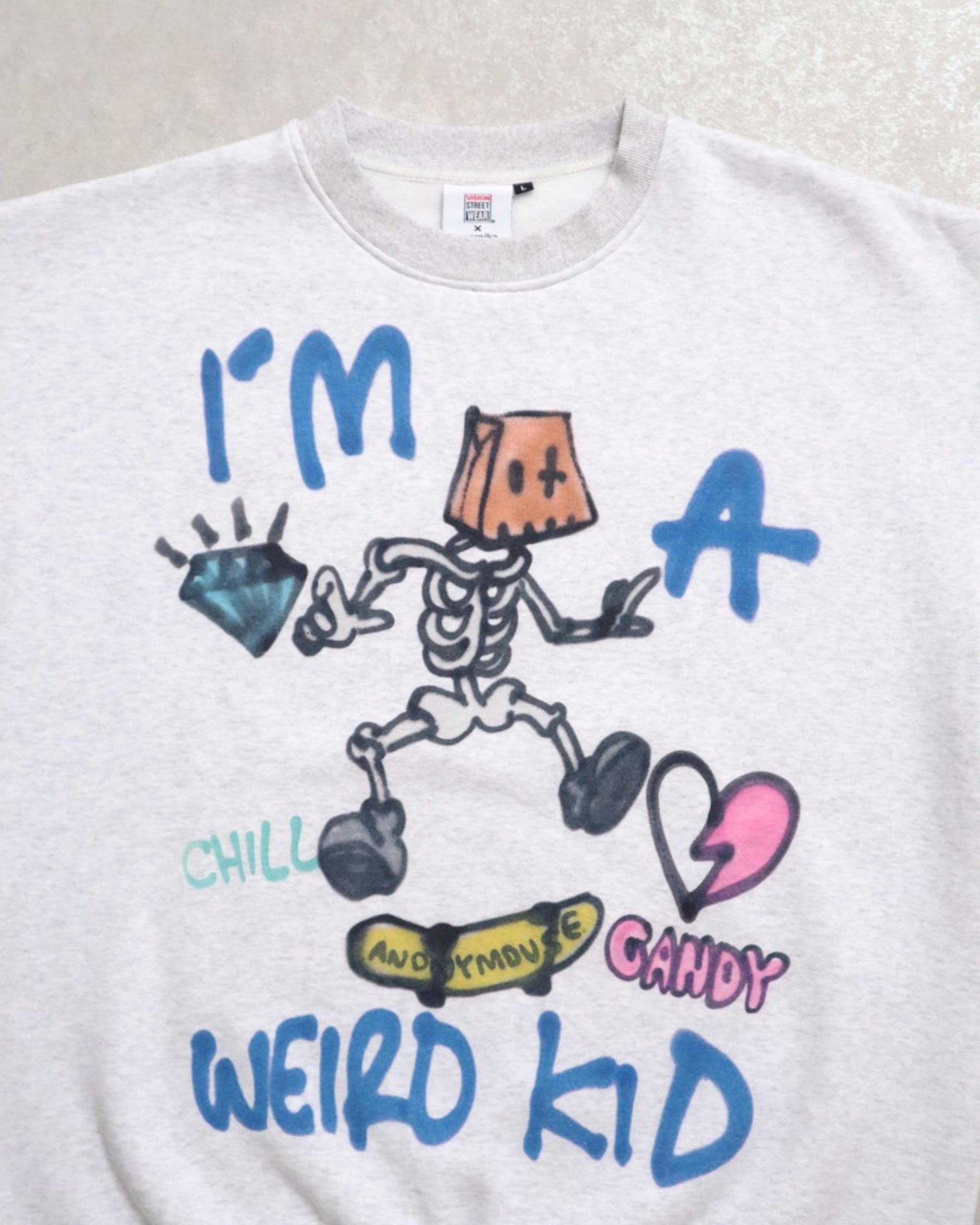 【guernika】 Skull Skater Sweatshirt