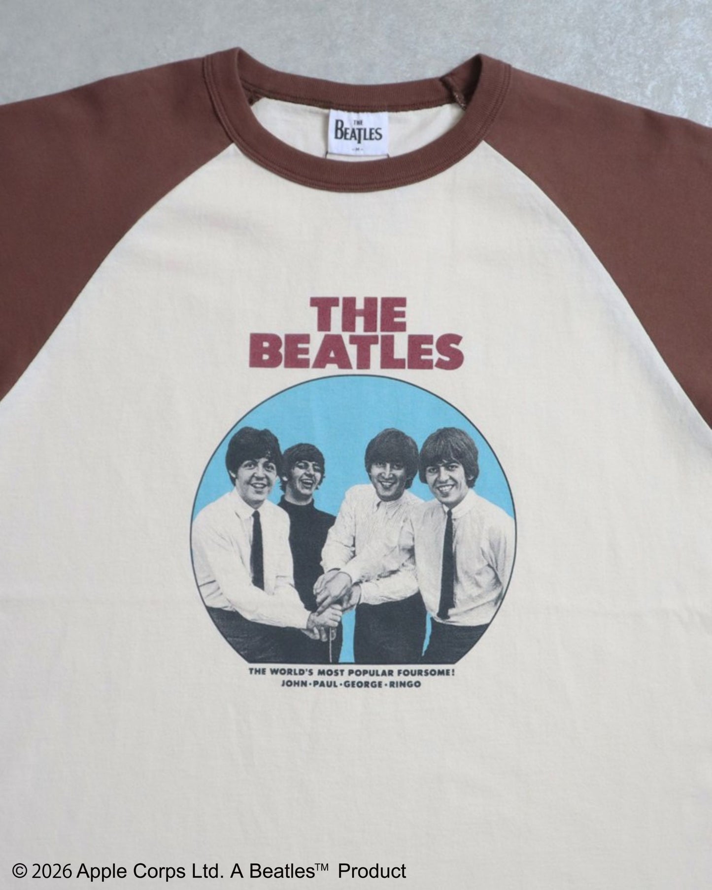 【ビートルズ】レコード柄ラグランT