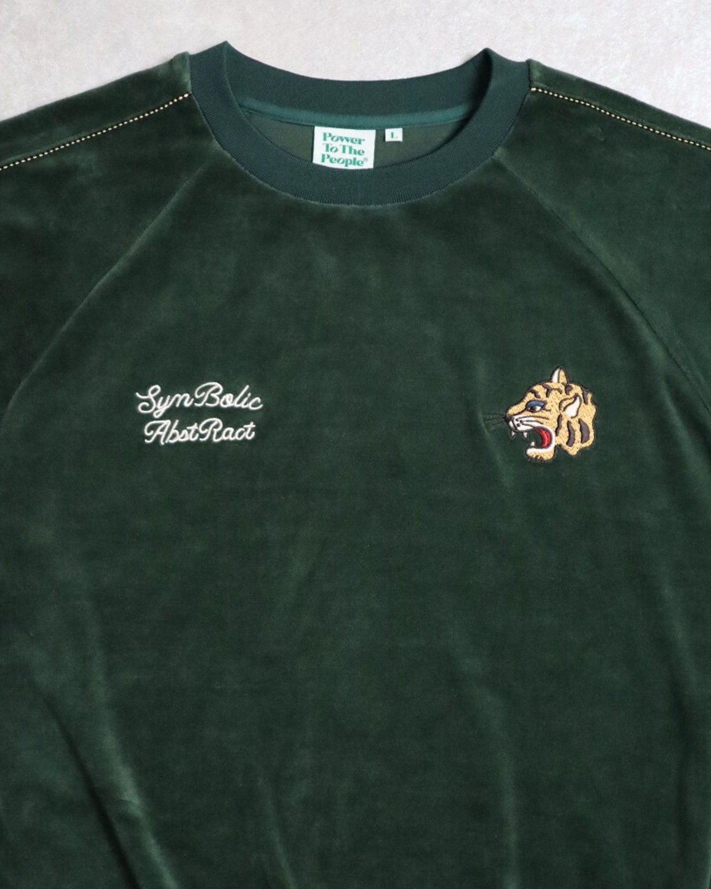 Velour Raglan Sweatshirt