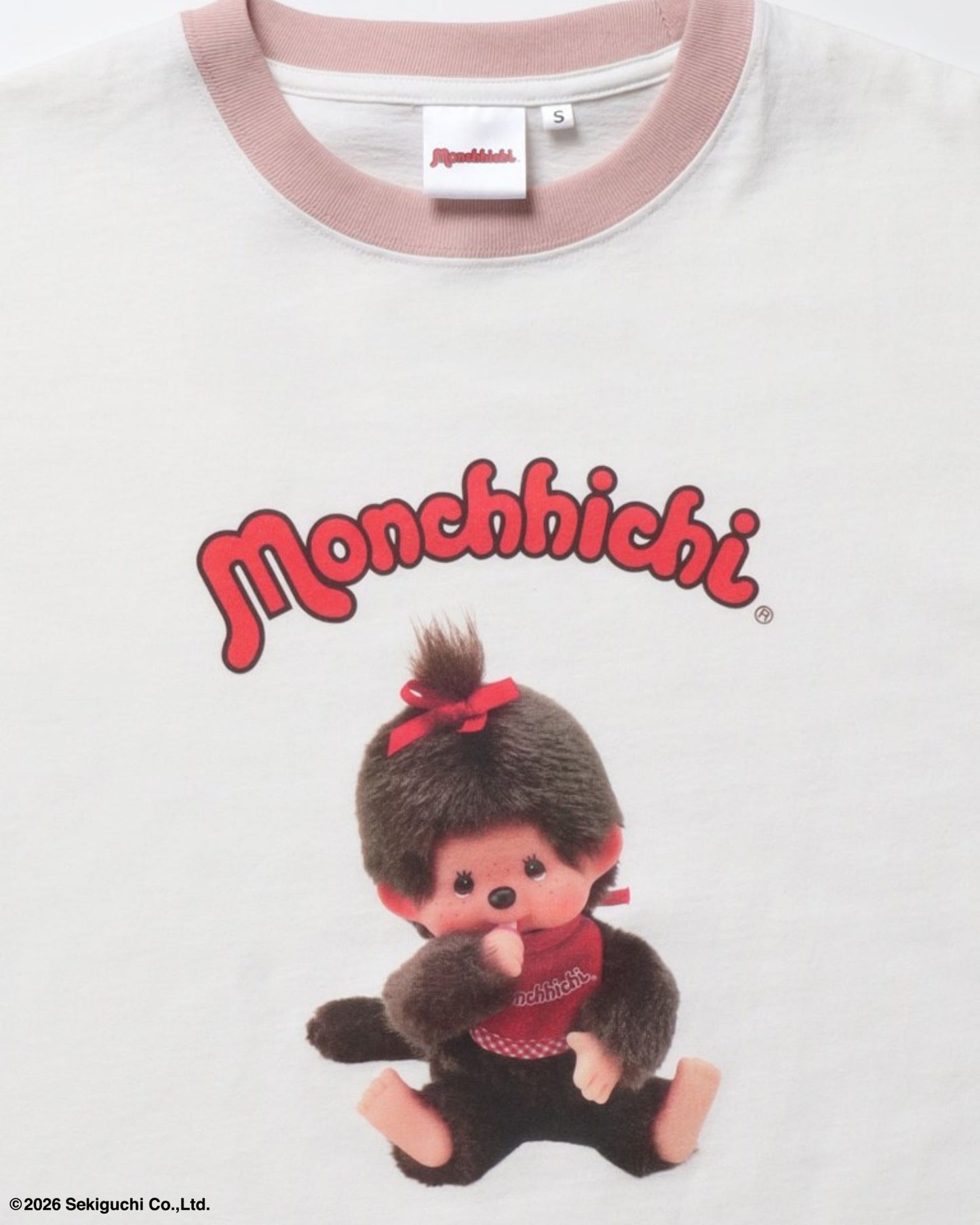 【モンチッチ】リンガーTシャツ