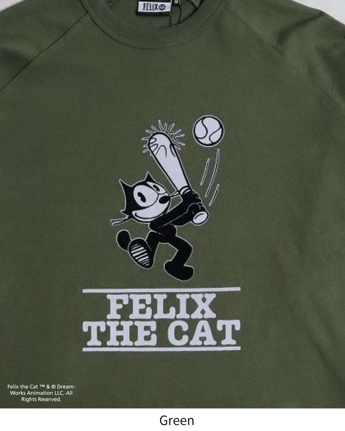 【FELIX THE CAT】ラグランフロッキーロンTee