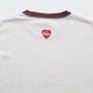 【ビートルズ】ハート柄リンガーT