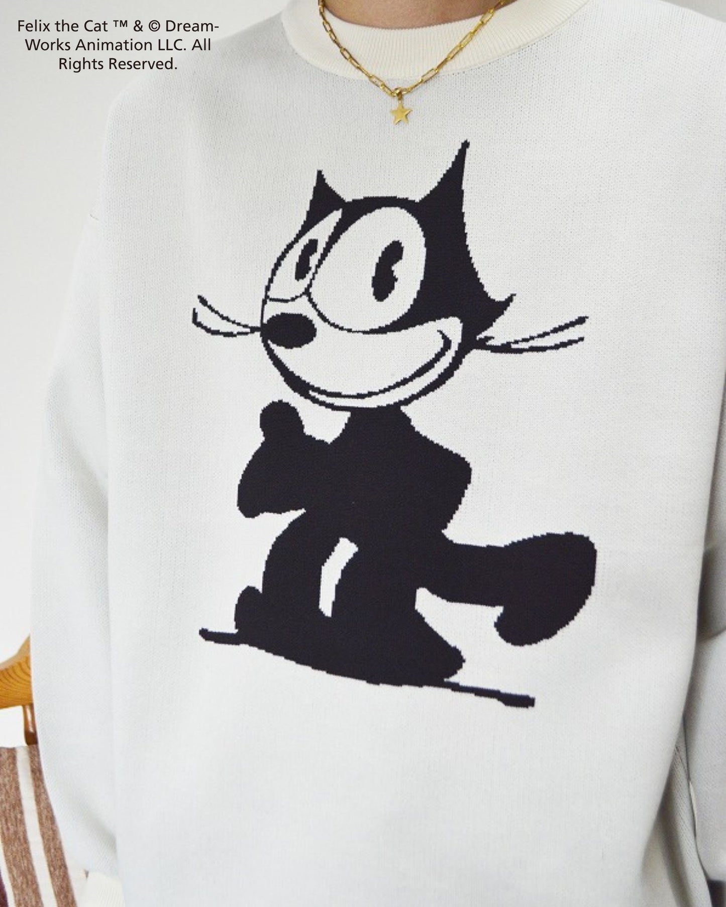 【FELIX THE CAT】スフレダブルジャガードニット