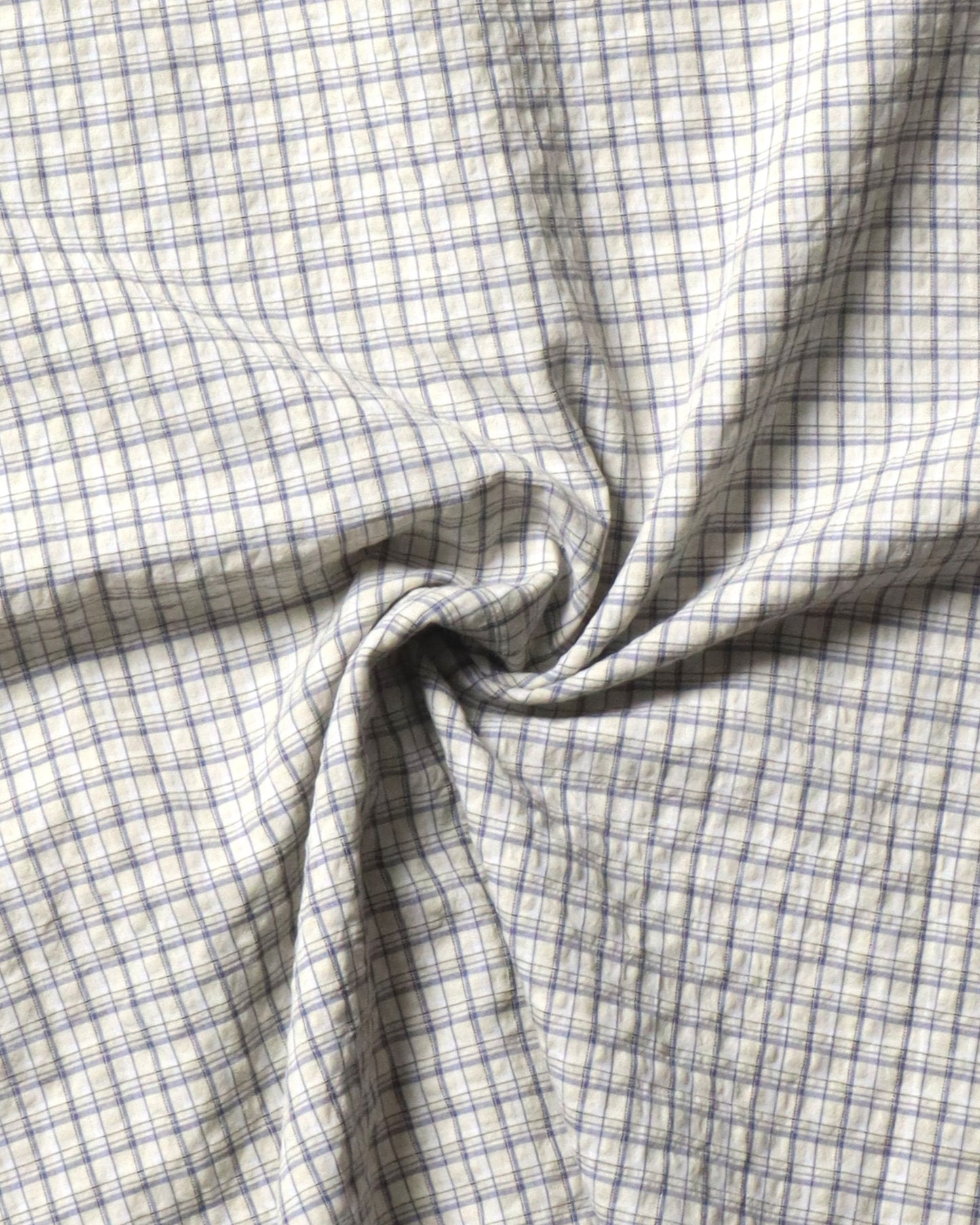 Seersucker Check Shirt / シアサッカーチェックシャツ