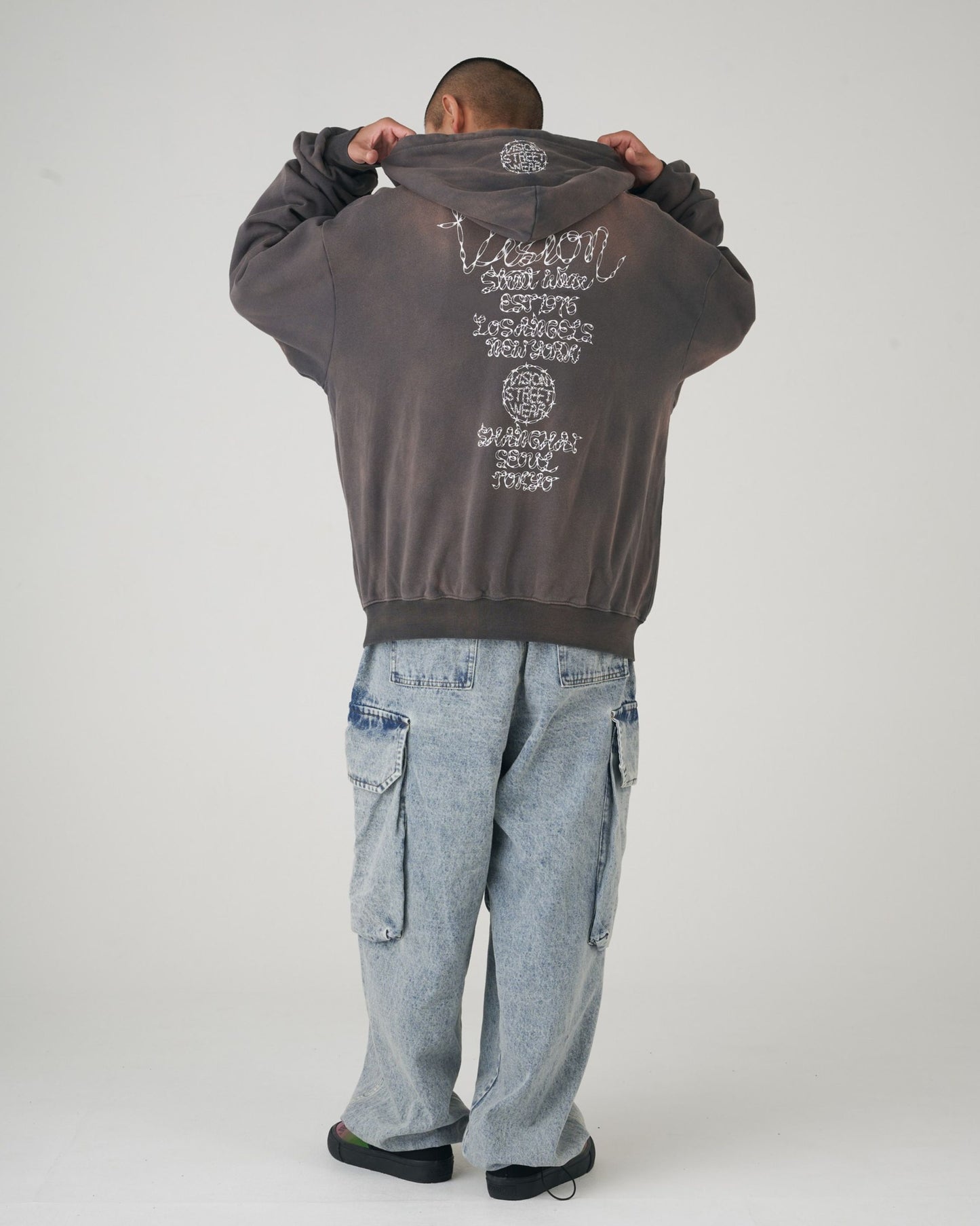 Faded Shoelace Hoodie