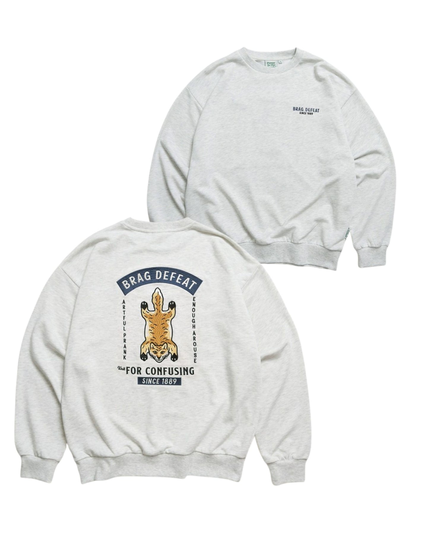 チベタンラグスウェット　キツネ柄