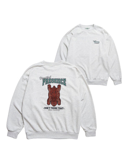 チベタンラグスウェット　クマ柄