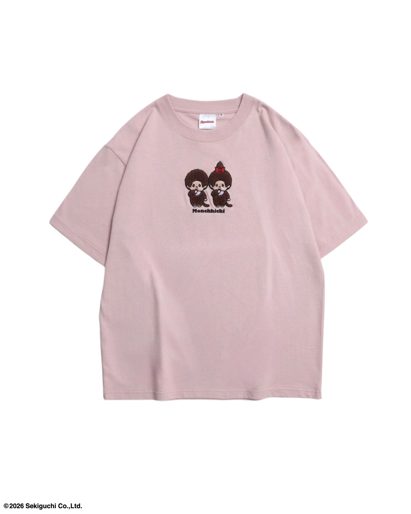 【モンチッチ】刺繍Tシャツ