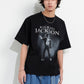 【Michael Jackson】Silver Foil Print Tee