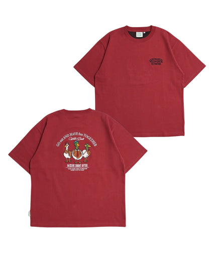 Duck  embroidered T-shirt