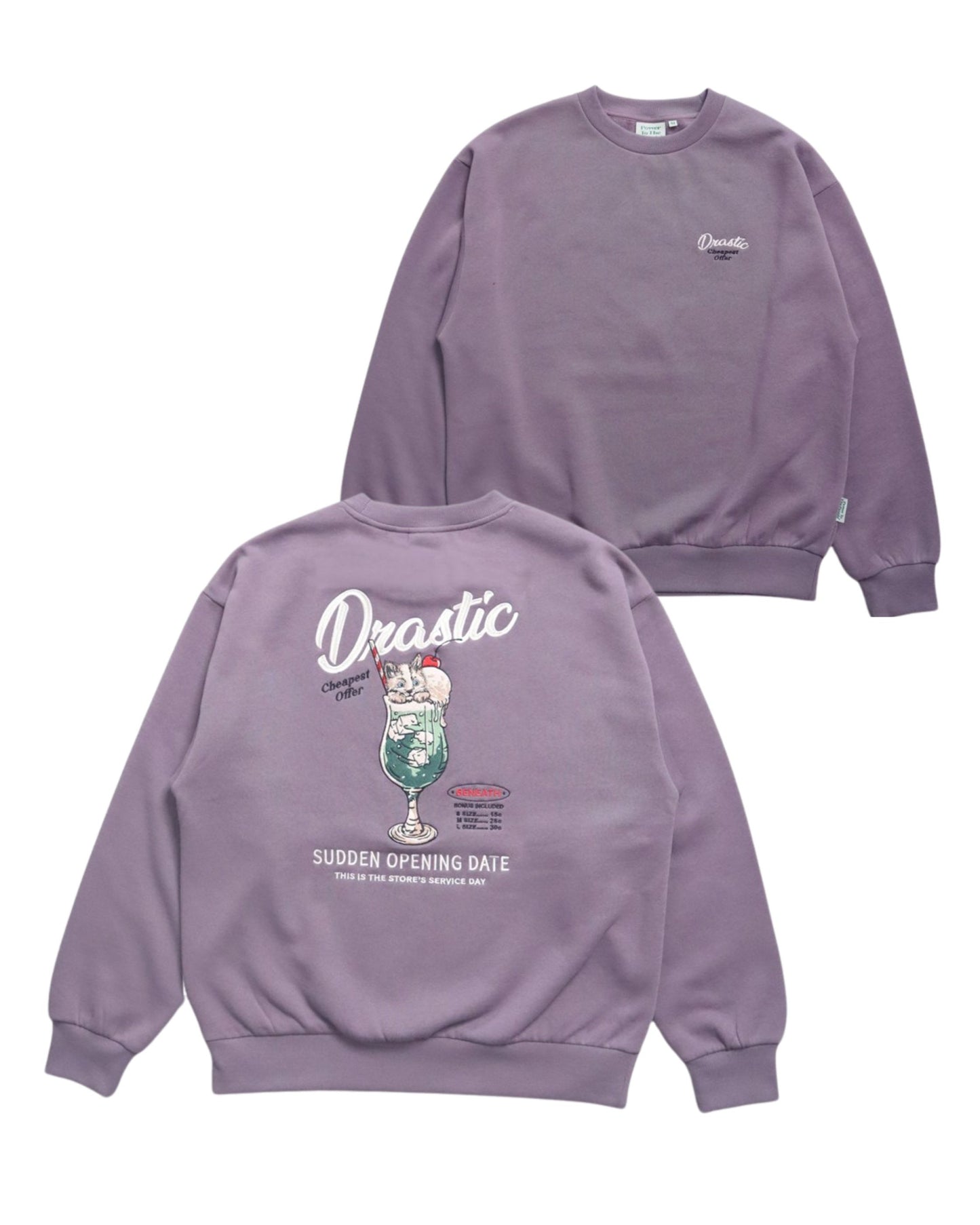 Soda Cat  Sweatshirt