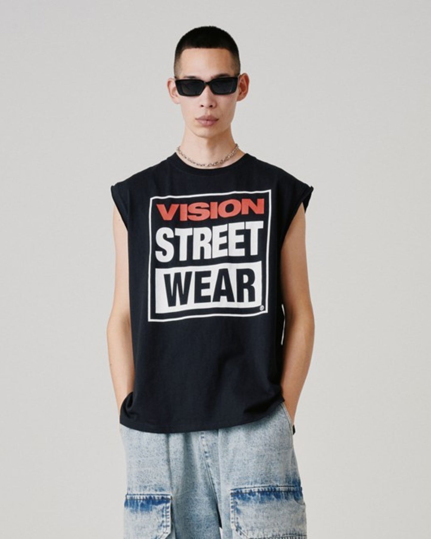 VSW Logo  No/Sl Tee / VSWロゴ ノースリーブTシャツ