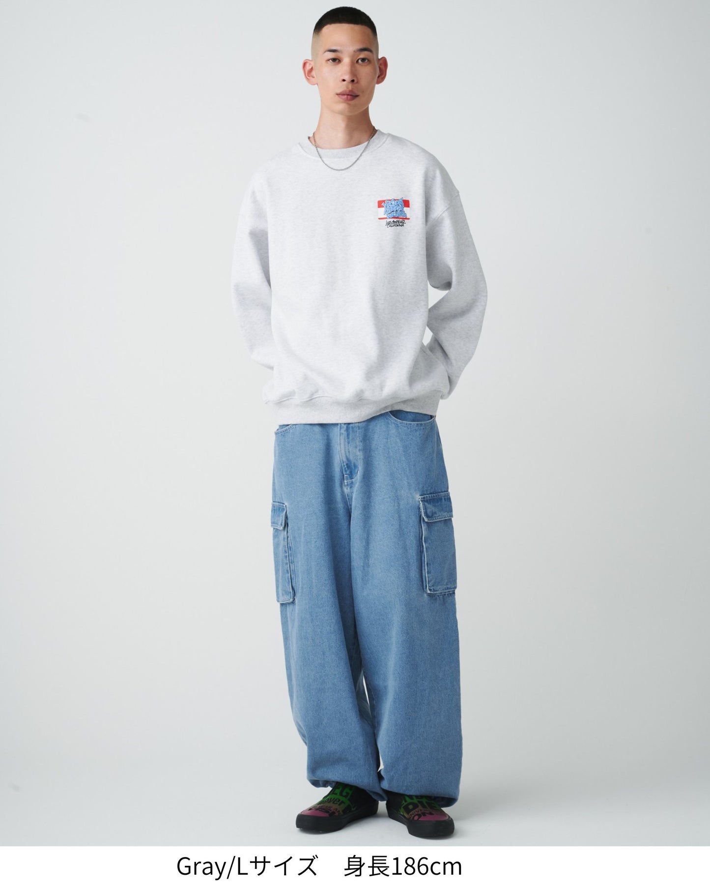 Ghost Sticker Sweatshirt