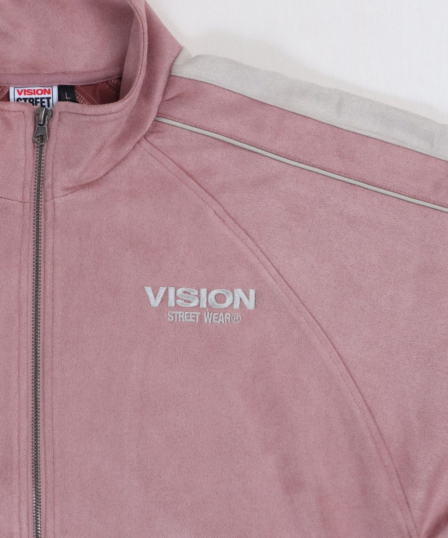 Fake suede track jacket / フェイクスエードトラックジャケット