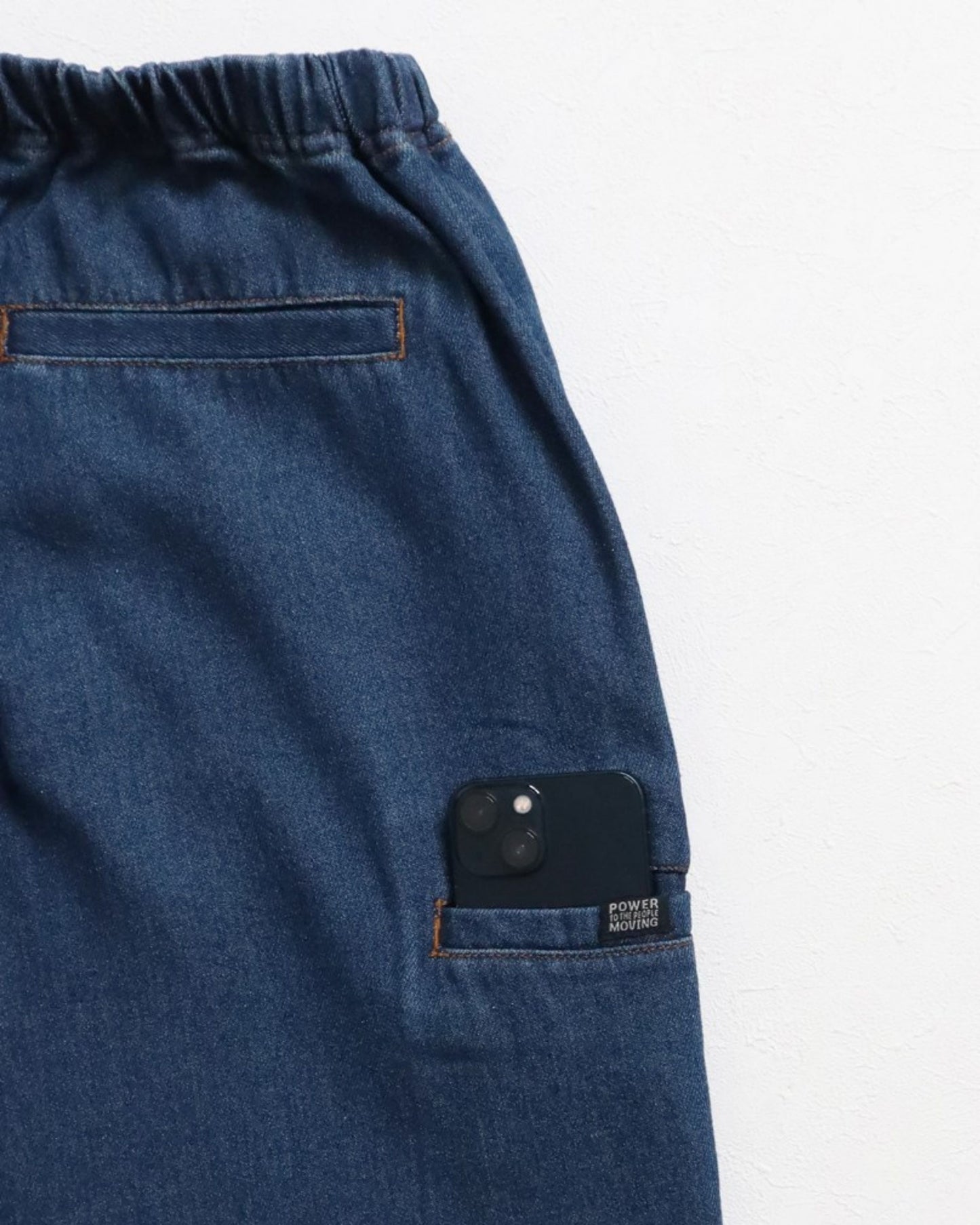 【MOVING PANTS®】ダブルニーデニムパンツ