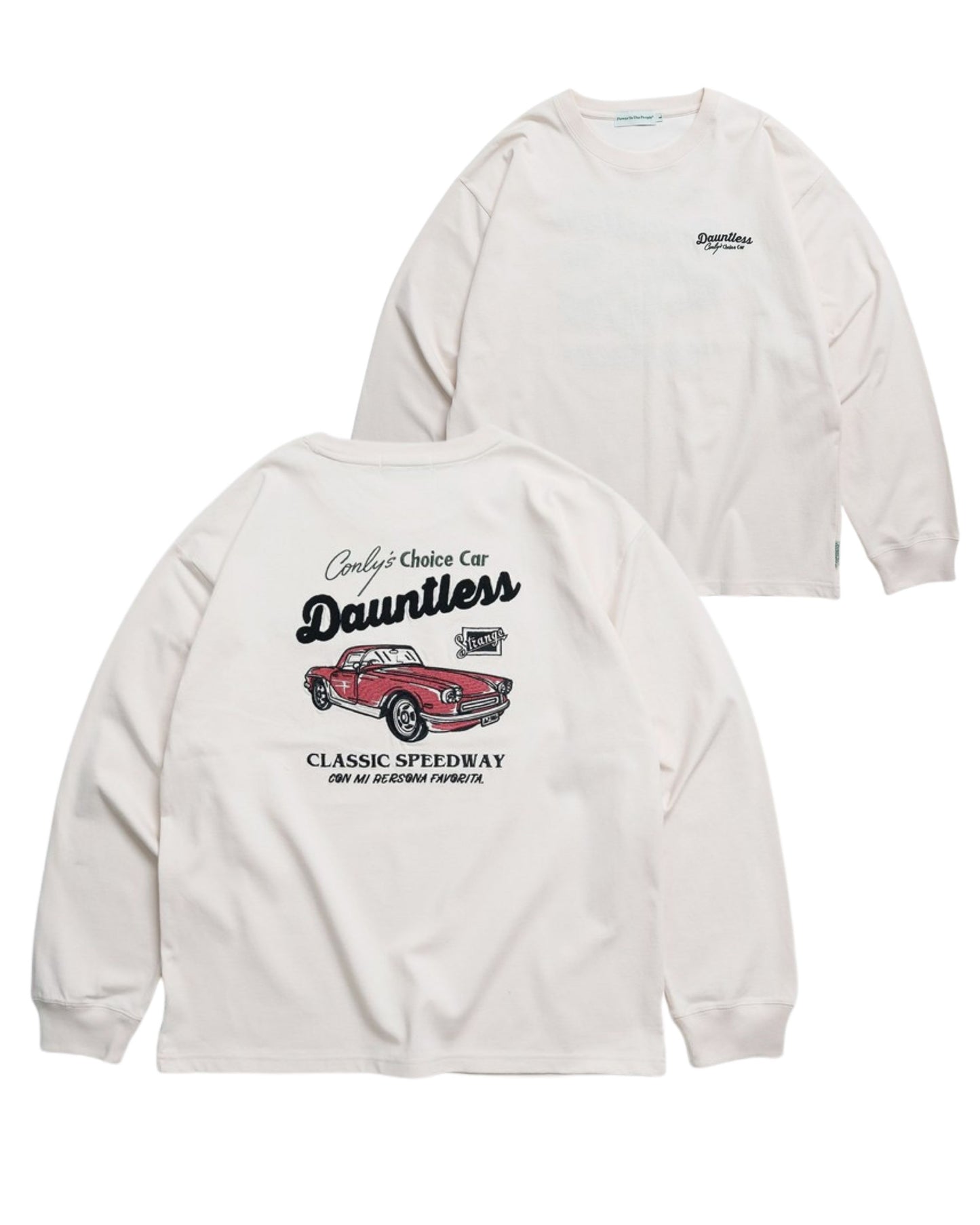 クラシックカー刺繍ロンT