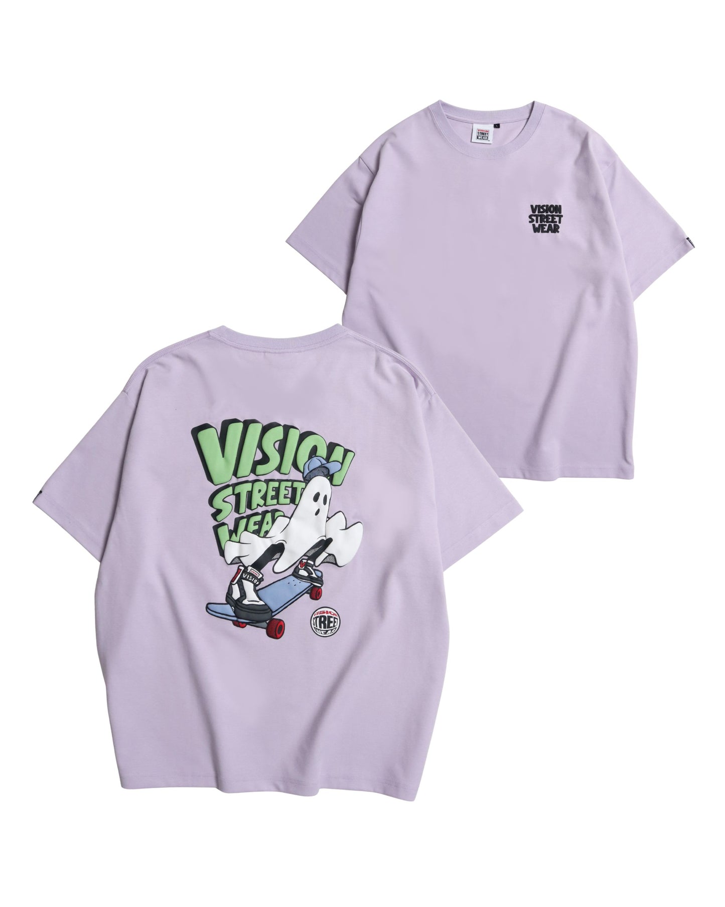 Rush Ghost Dry T / 発砲プリントゴーストTシャツ