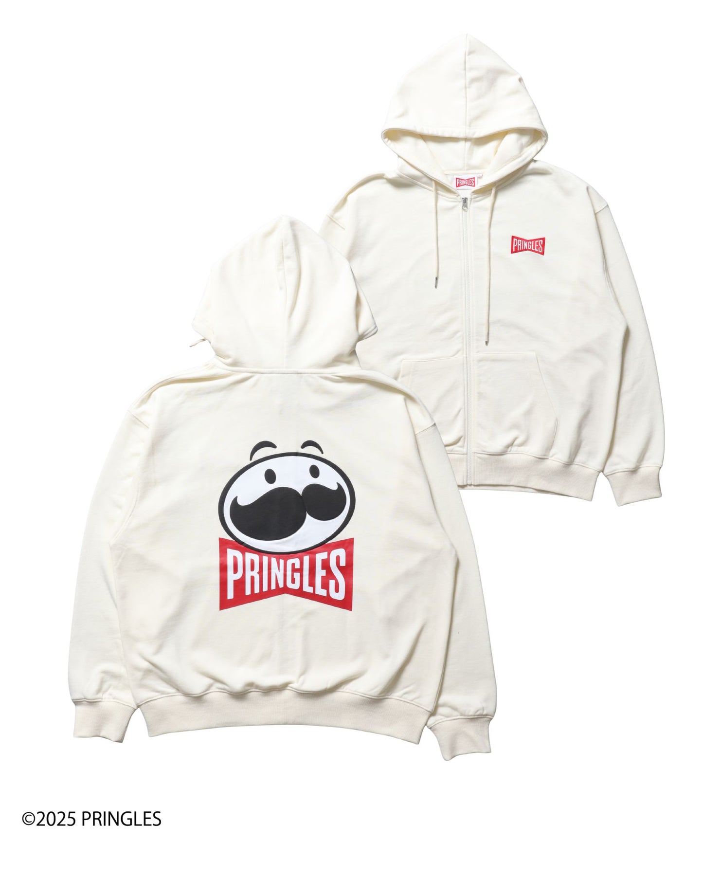【PRINGLES】Back Face Zip Hoodie