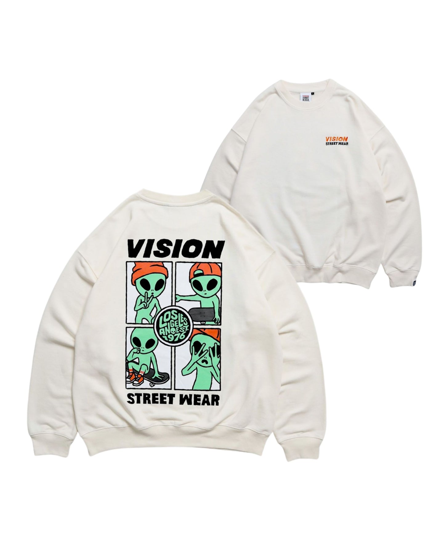 ID Photo Alien Sweatshirt / エイリアングラフィックロンT