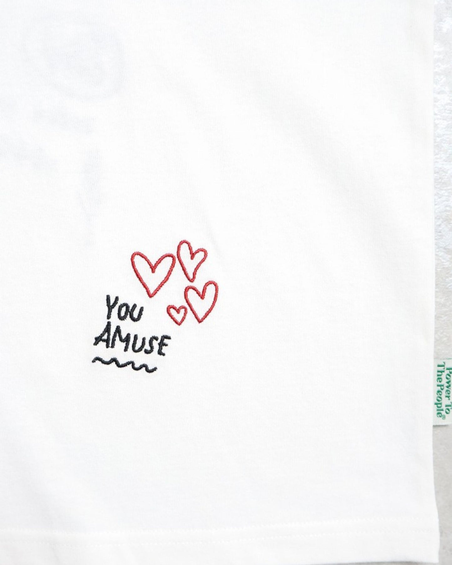 Graffiti embroidered T-shirt
