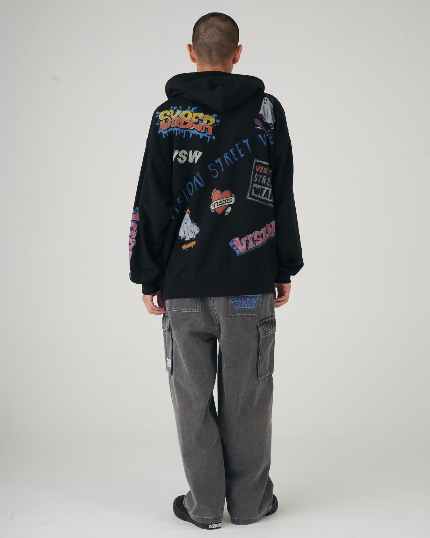 Graffiti Print Hoodie