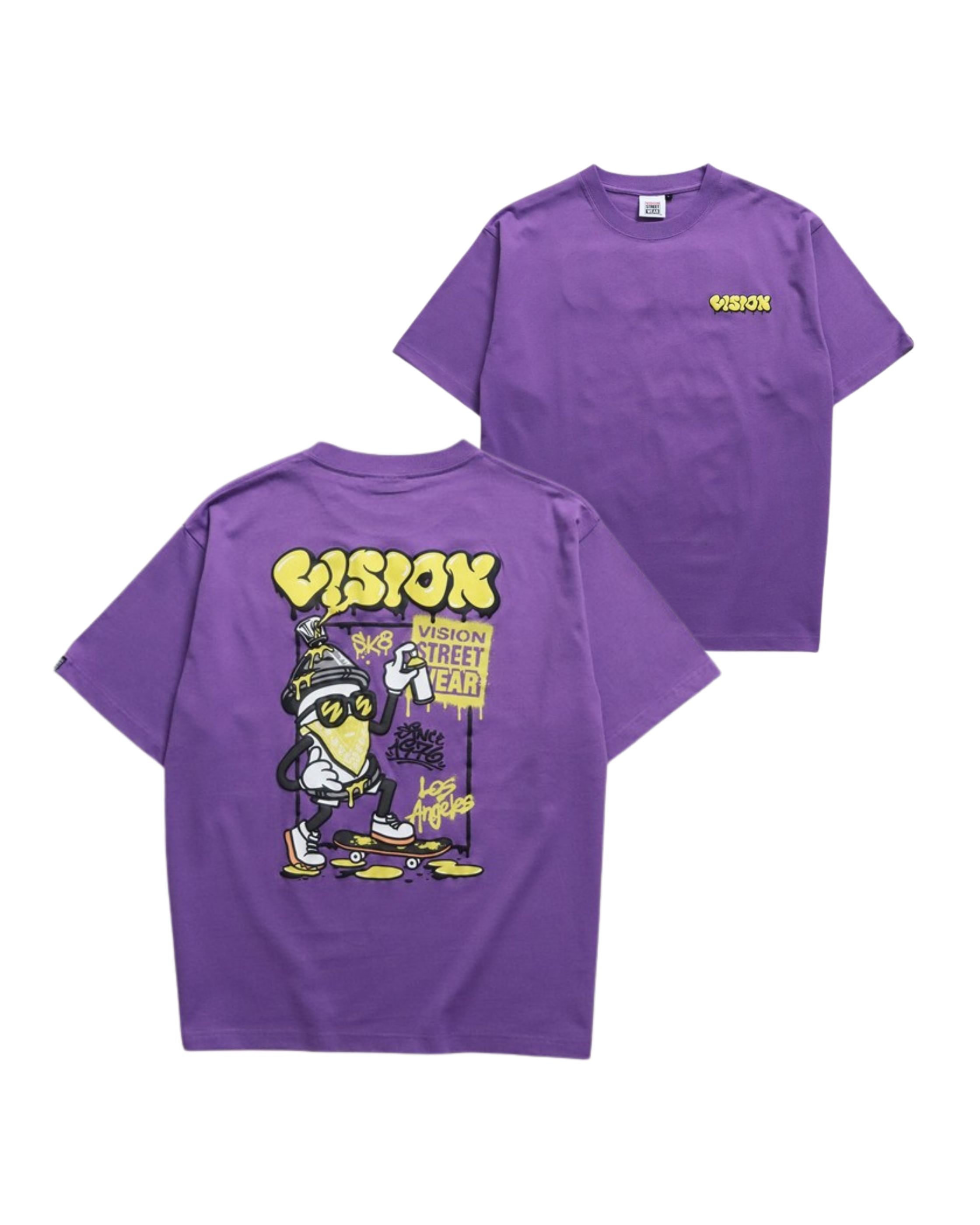 Spray Illust Tee / スプレーアートイラストTシャツ – Ha-Li-C STORE