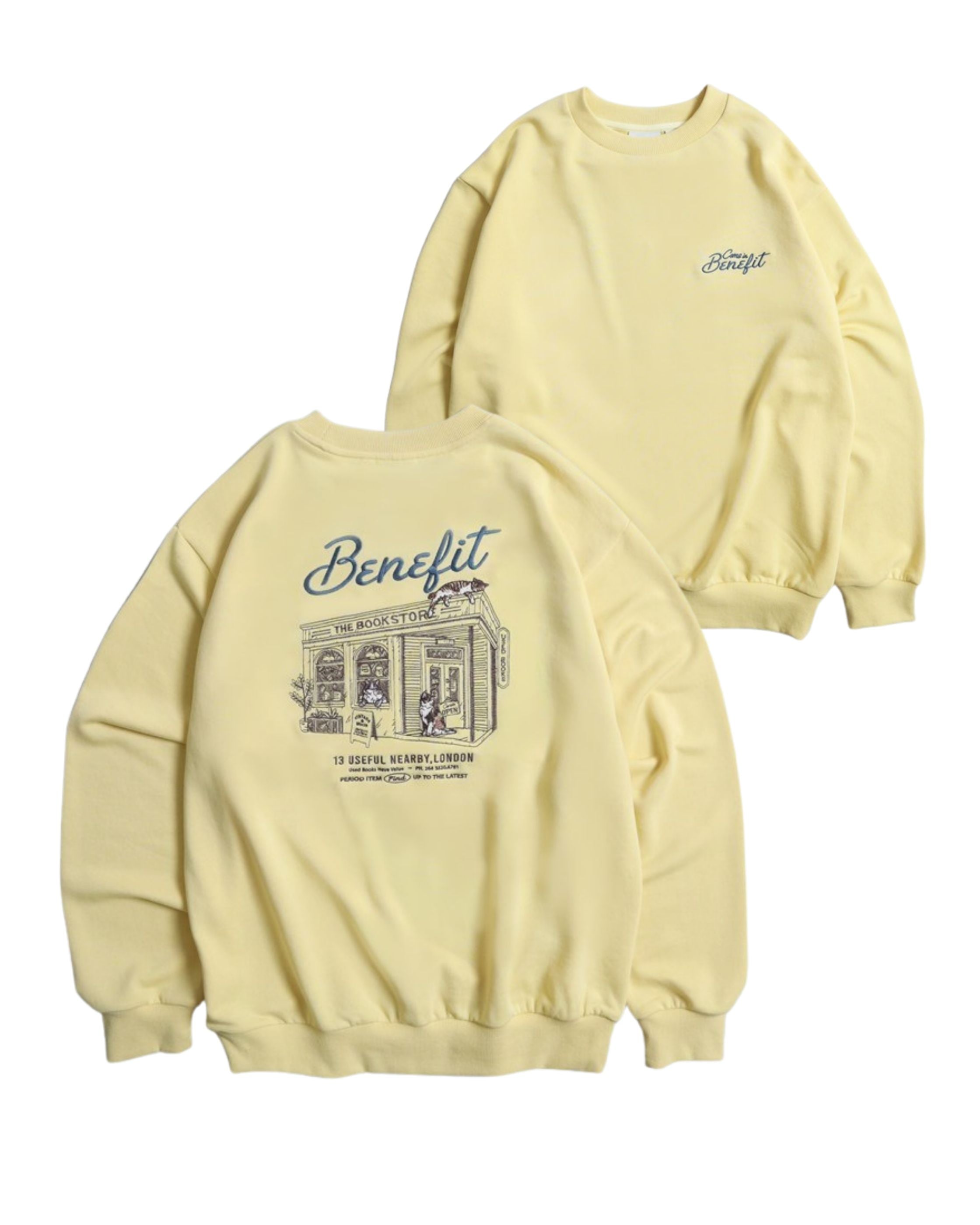POWER TO THE PEOPLE】ネコショップ刺繍スウェット – Ha-Li-C STORE
