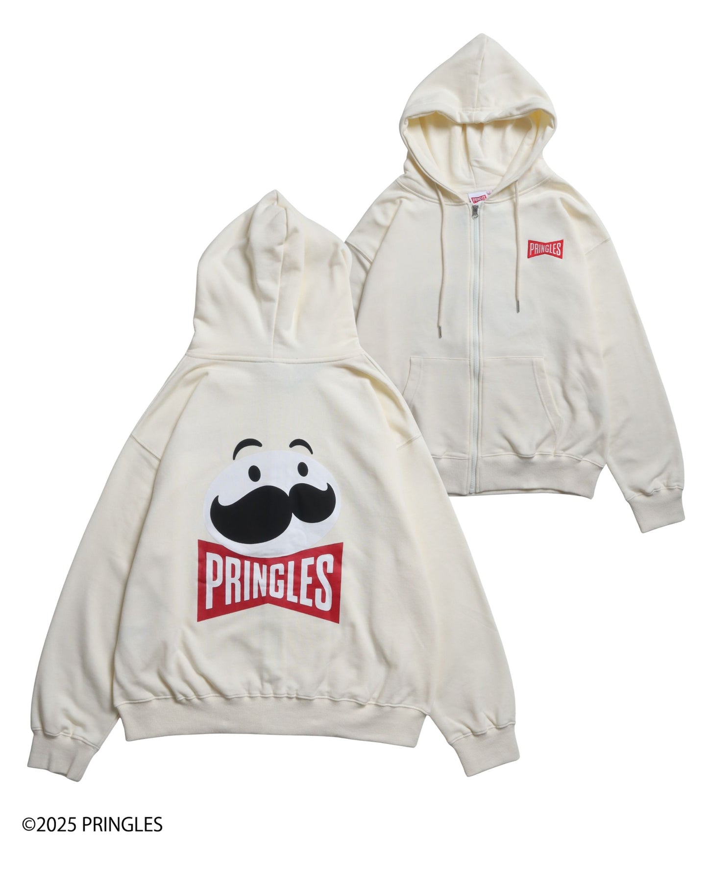 【PRINGLES】Back Face Zip Hoodie
