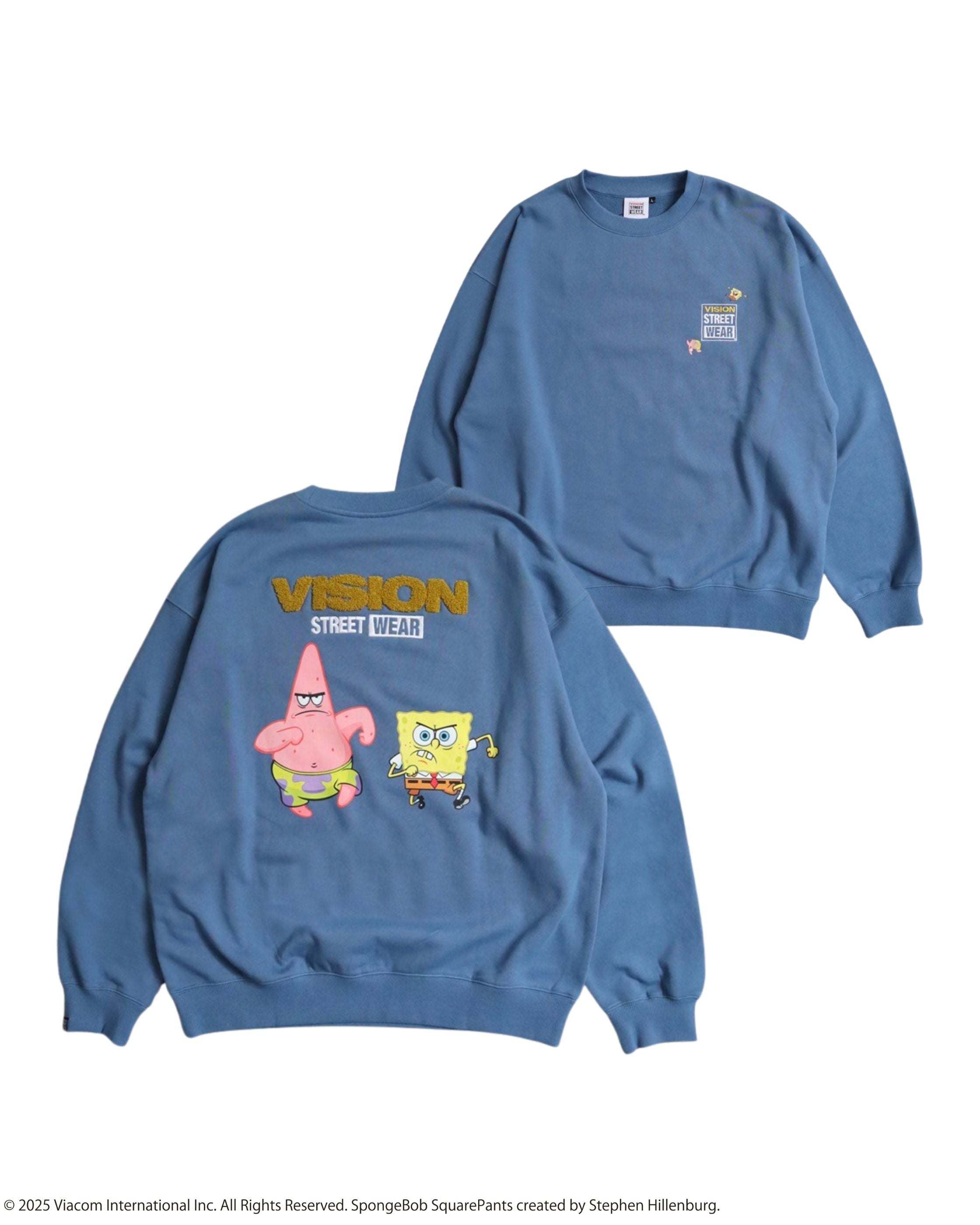 VISION STREET WEAR×スポンジ・ボブ】SpongeBob & Patrick Sweatshirt