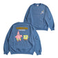 【スポンジ・ボブコラボ】SpongeBob & Patrick Sweatshirt / サガラ刺繍ストリートスウェット