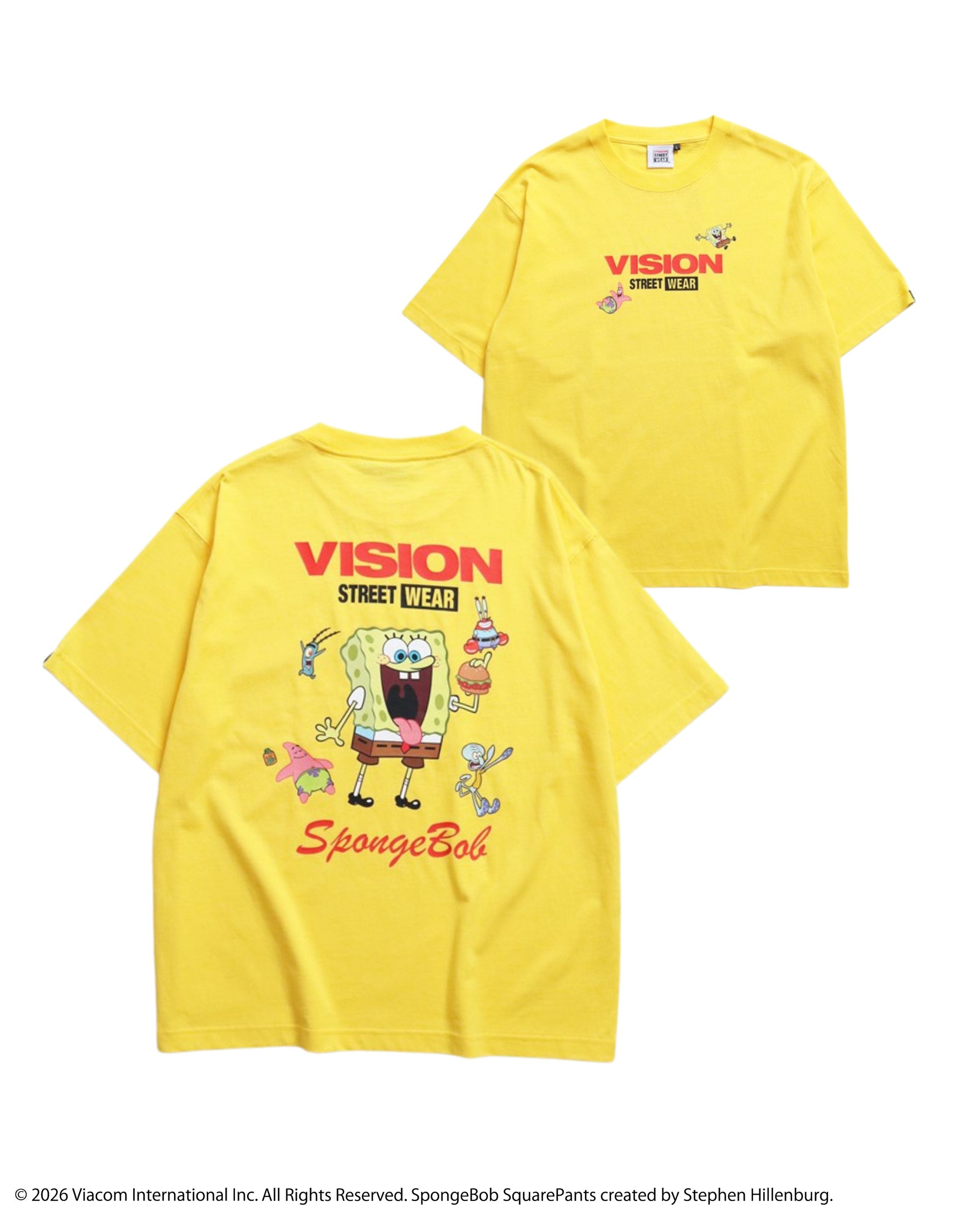 スポンジ・ボブコラボ】Multi Tee / マルチグラフィックTシャツ – Ha