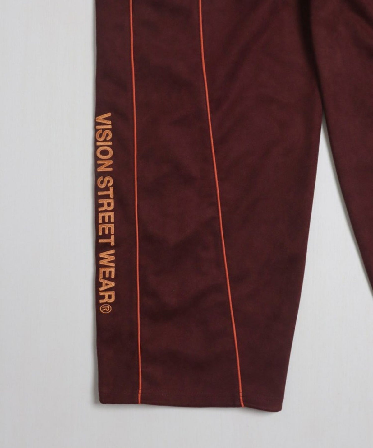 Fake suede piping pants / フェイクスエードパイピングパンツ